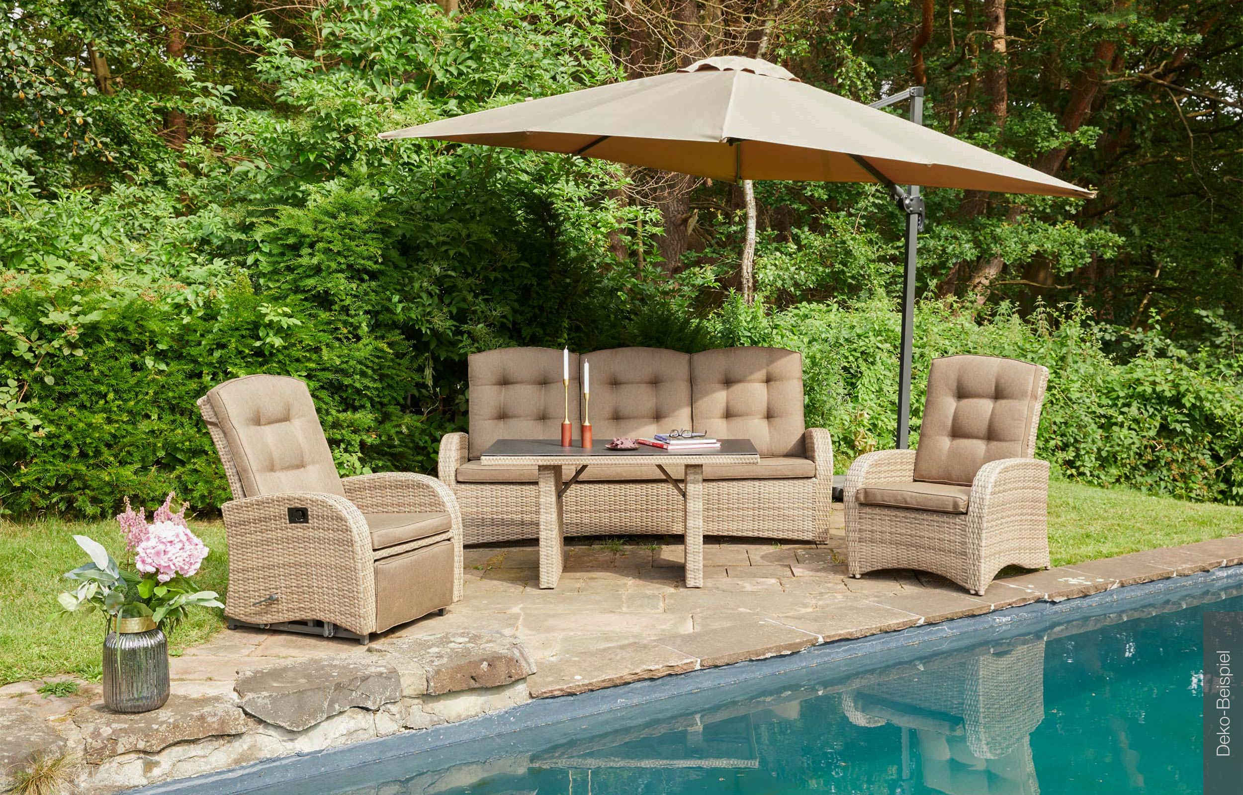 LC Garden »Turin« Living VIP Gartensessel Loungesessel natur