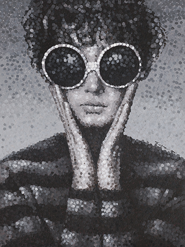 LC Home Designer Wandbild »Frau mit Sonnenbrille« handbemalt 90x120cm Ölbild