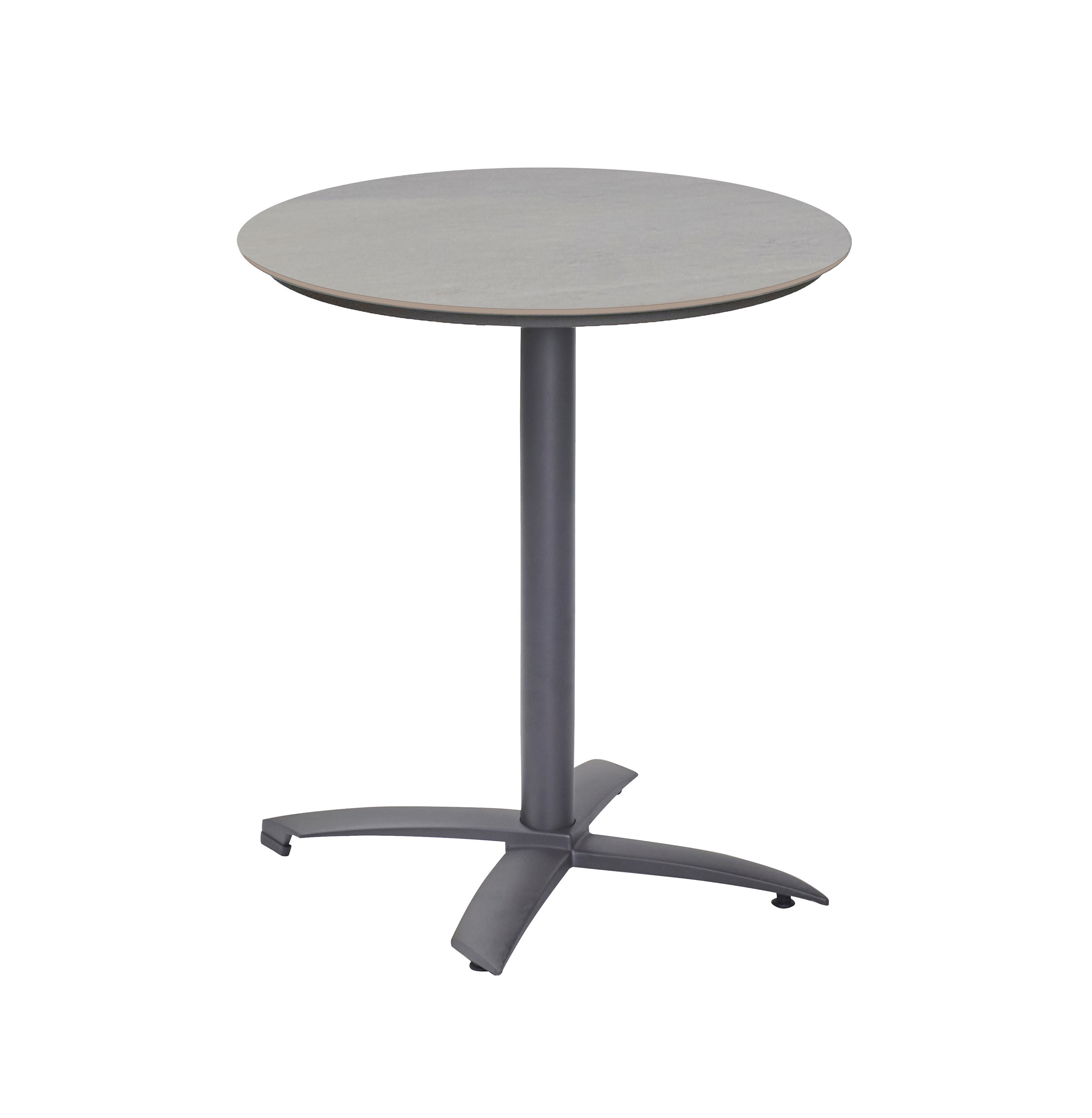 LC Garden »Diwo« Balkontisch 70x70cm quadratisch anthrazit Aluminium/sintered stone Gartentisch Klapptisch