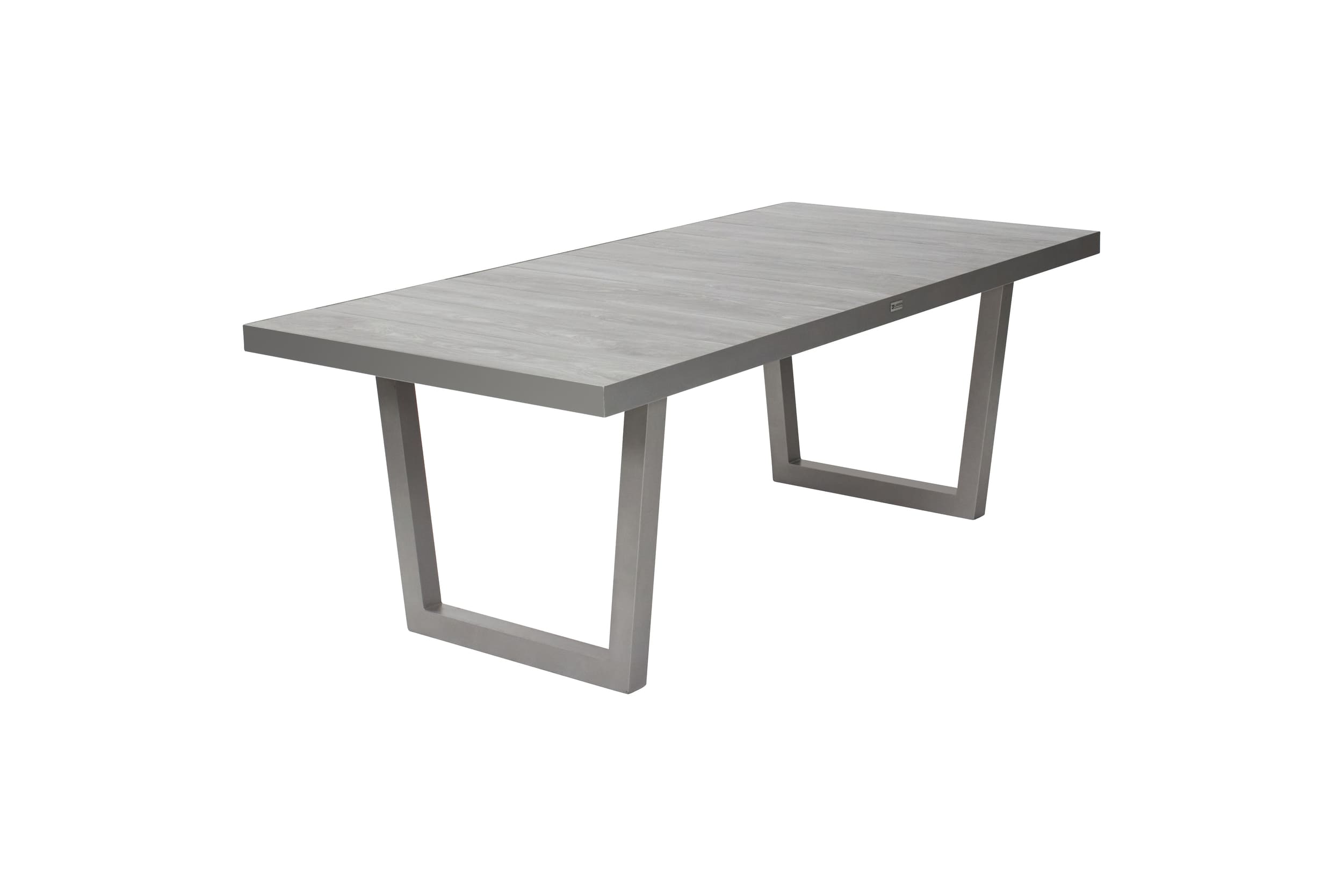 LC Garden »Bondino« Dining Gartentisch silber 200x100x75cm V-Fuß mit  Keramik Tischplatte grau | Tische