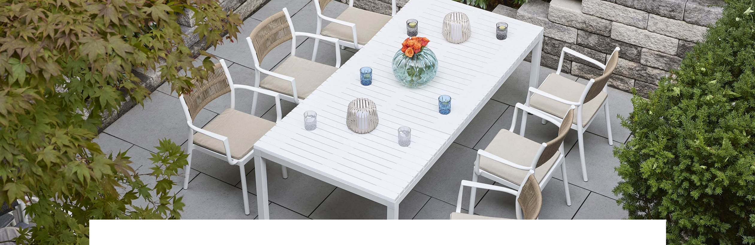 Kunststoff Gartenmöbel wetterfest & pflegeleicht