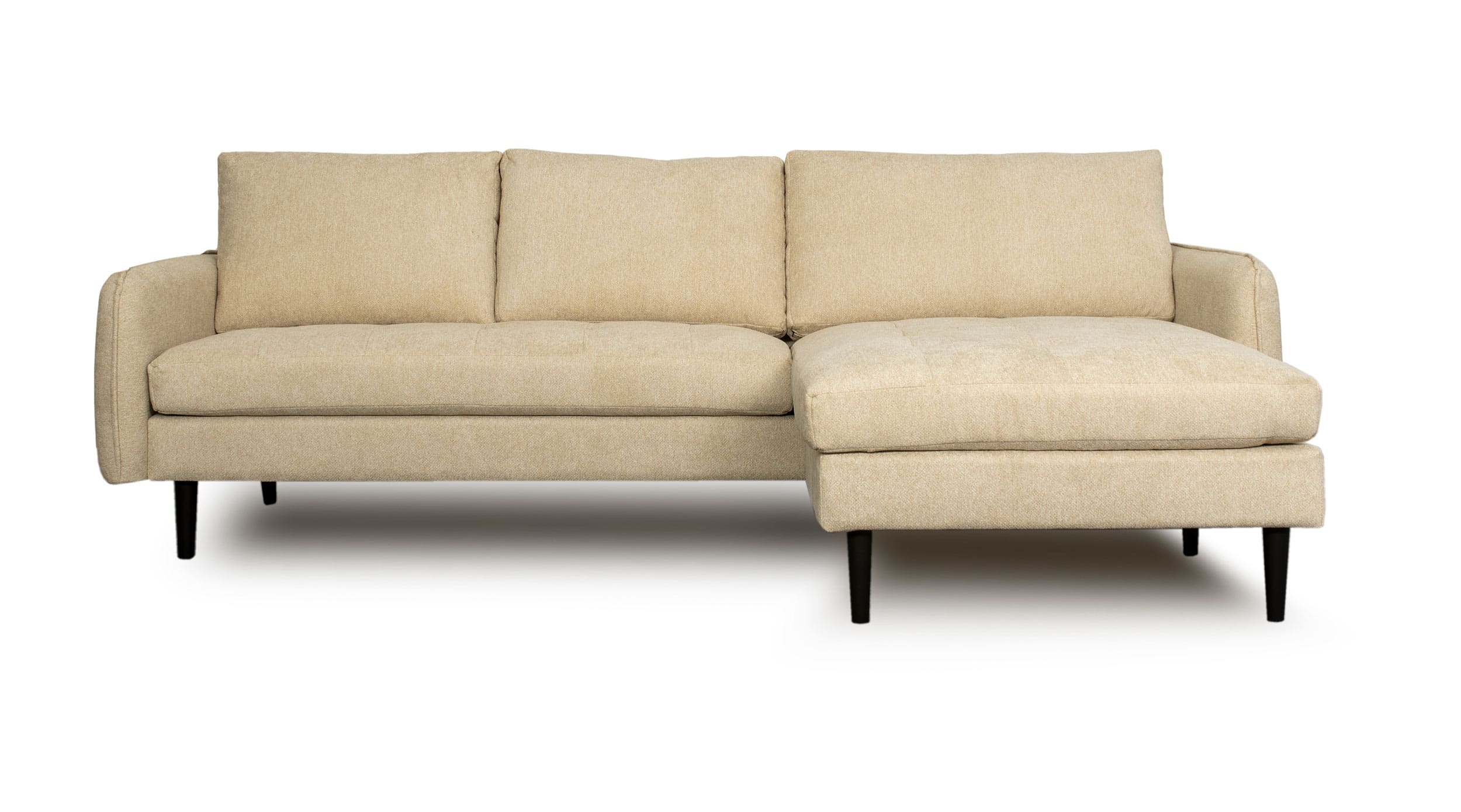 LC Home Sitzecke Ecksofa »New Orleans« Sofa Couch creme 235x154x86cm 