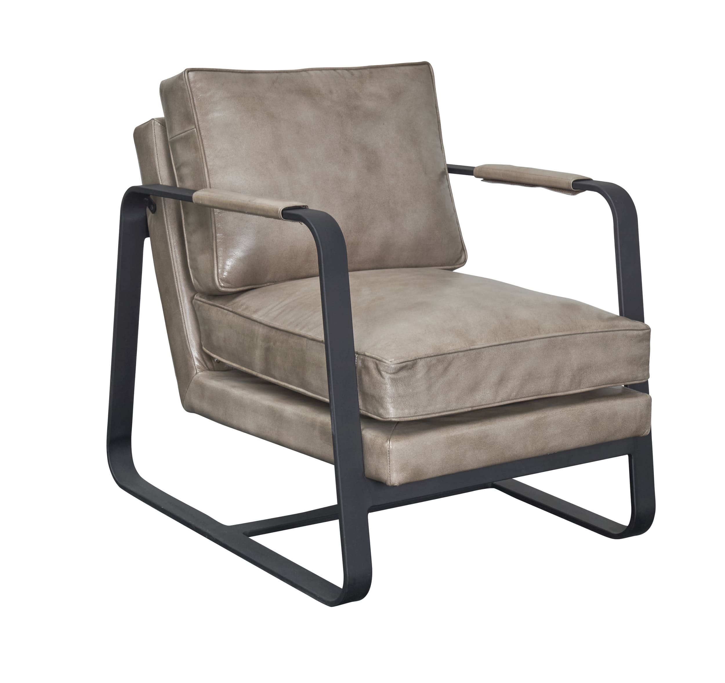 LC Home Ledersessel »Kansas« Leder creme Industrial Clubsessel