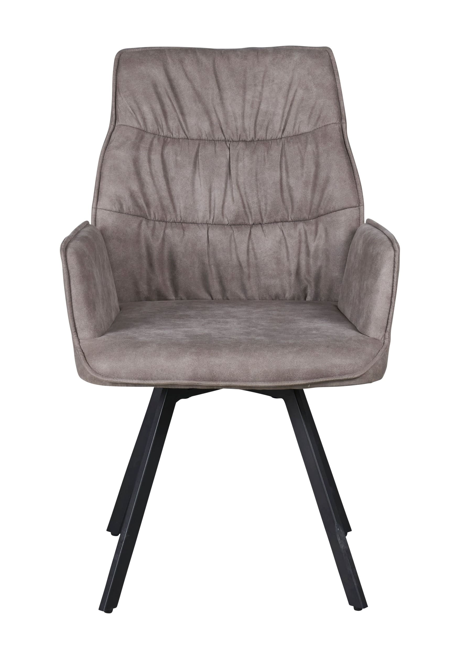 LC Home »Macau« Dining Set VI Sitzgruppe Lederoptik grau