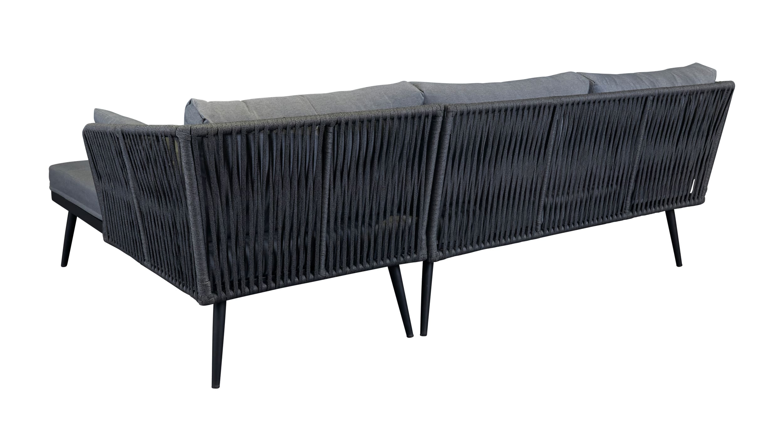 LC Garden »Sunrimo« Living Lounge Set Rope grau-mix Sitzgruppe 3-tlg. Loungeecke Sitzgarnitur
