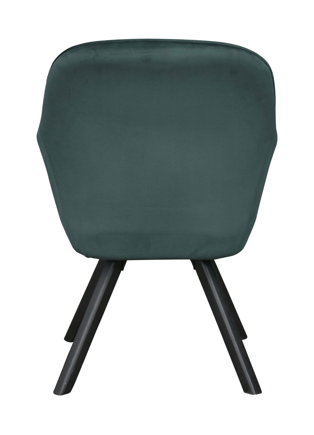 LC Home Essgruppe Trevina 5tlg. Esstisch Akazie U-Gestell 180cm + 4x Esszimmerstuhl Samt Grün