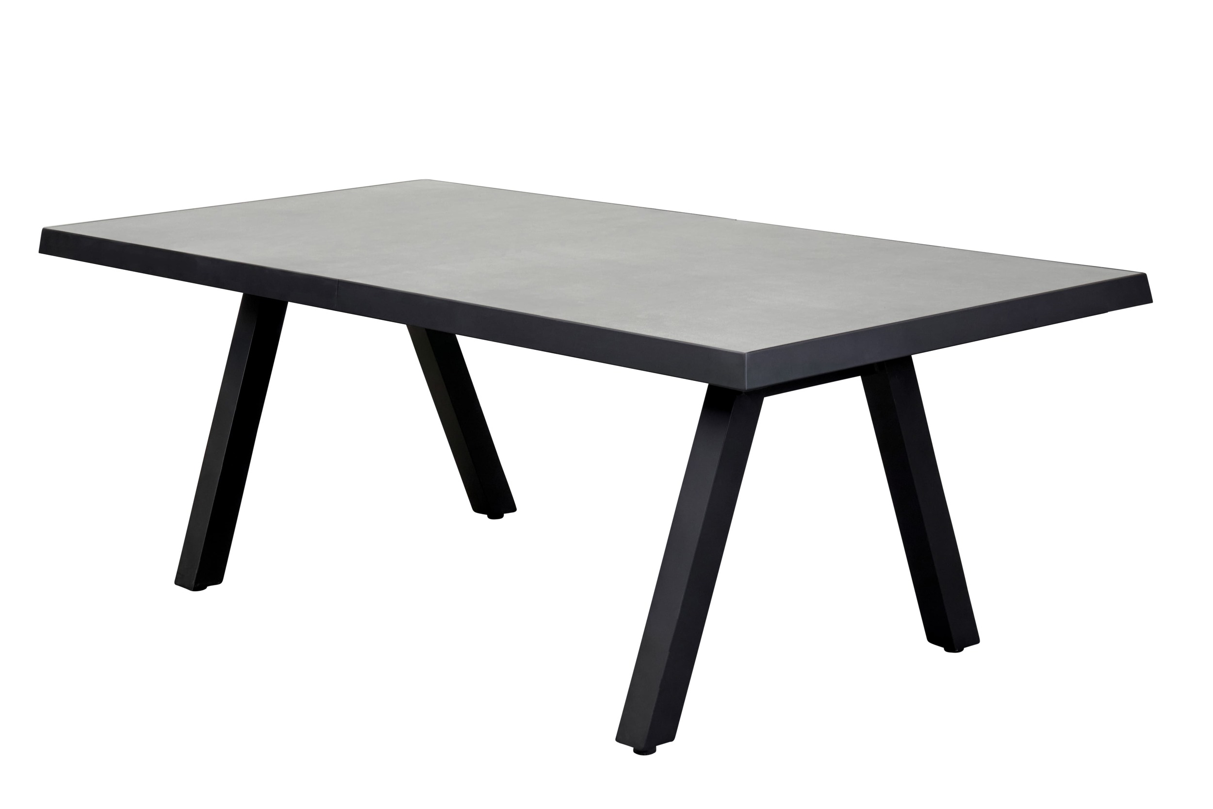 LC Garden »Sondrino« Dining Keramik Esstisch Stativ-Fuß schwarz 200x100x75cm Gartentisch