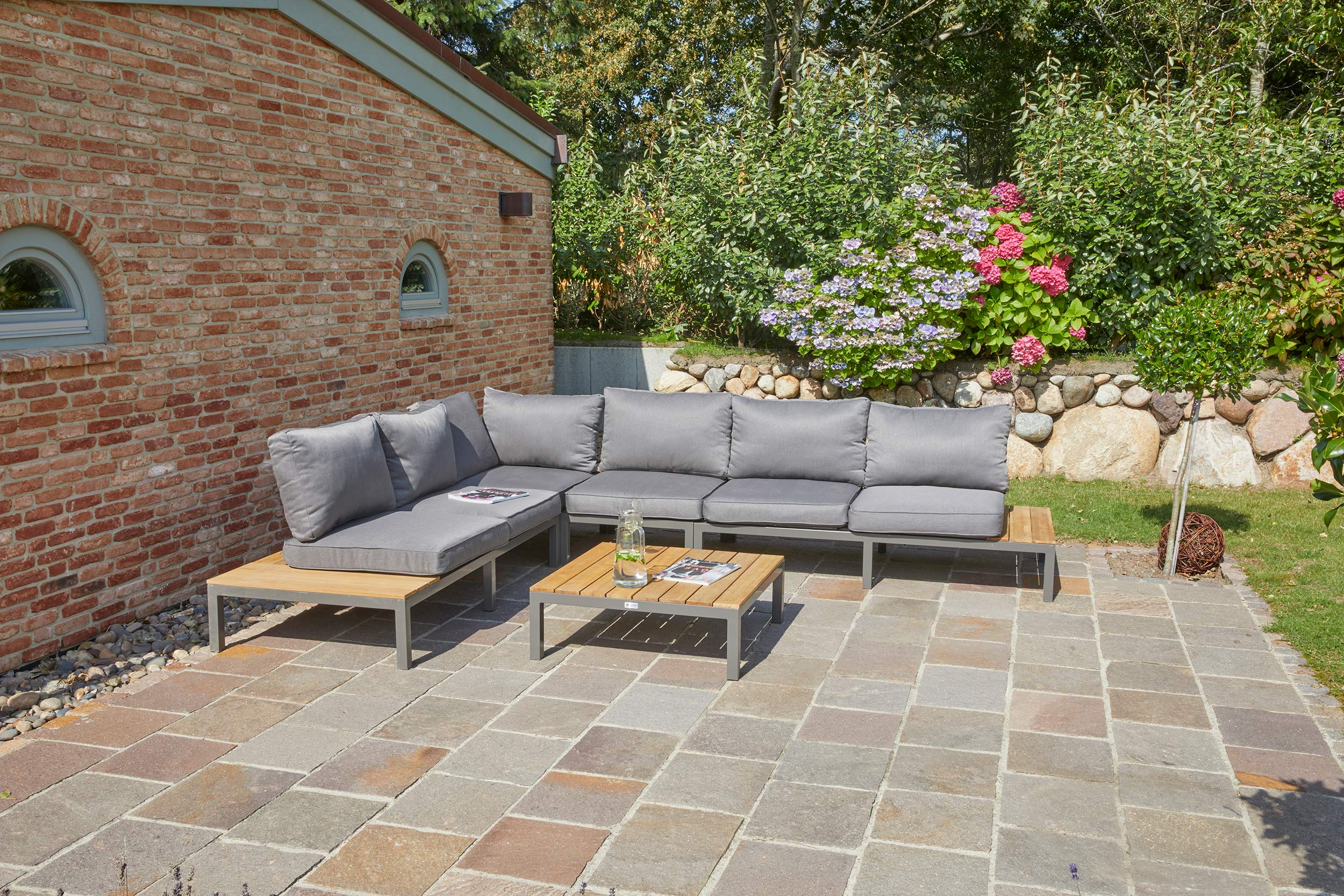 LC Garden »Sunwella« XL Loungeecke 5-tlg. inkl. Loungetisch 355x240x66 cm