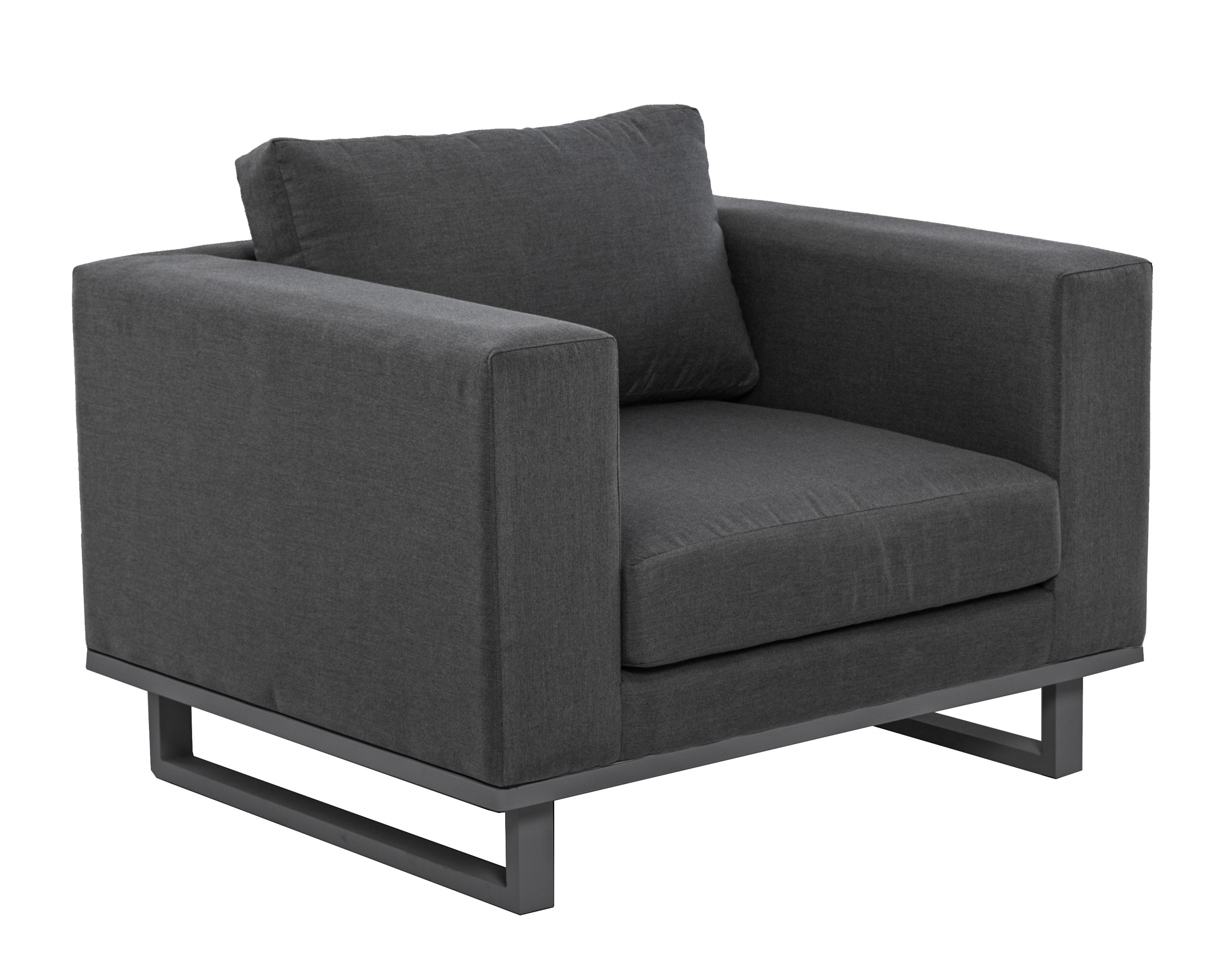 »Sunrino« Living Set II Sitzgruppe Gartenlounge Bezug Sunbrella sooty