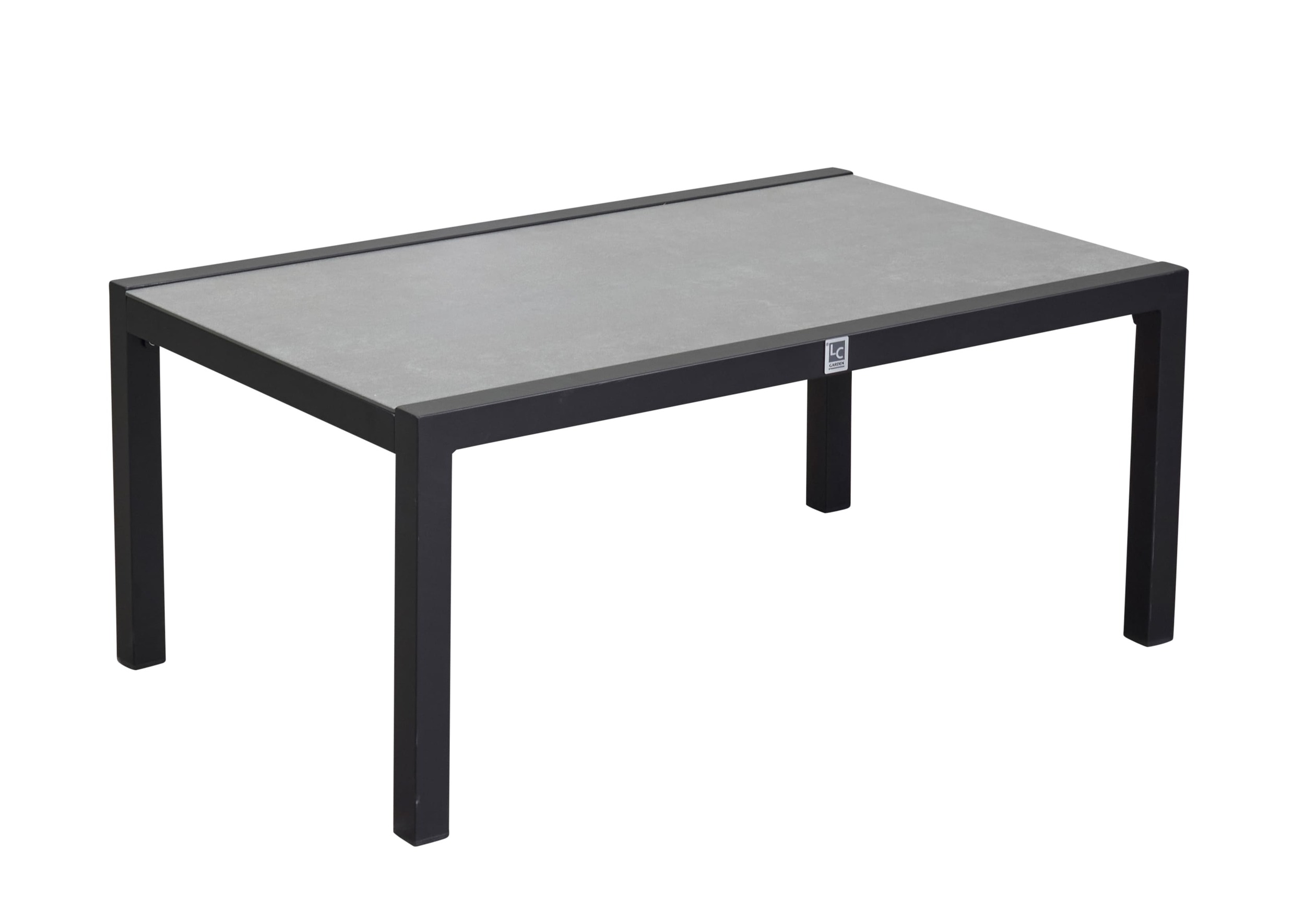 LC Garden »Sondrino« Living Loungetisch Couchtisch 100x60x42cm schwarz