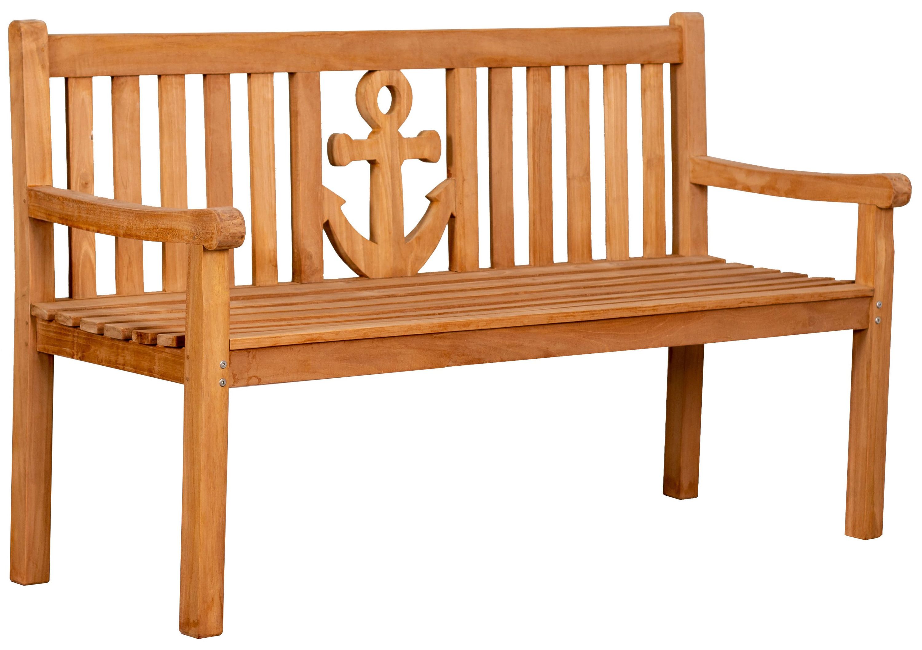 deVries Teak Bank mit Anker 150x89x60cm