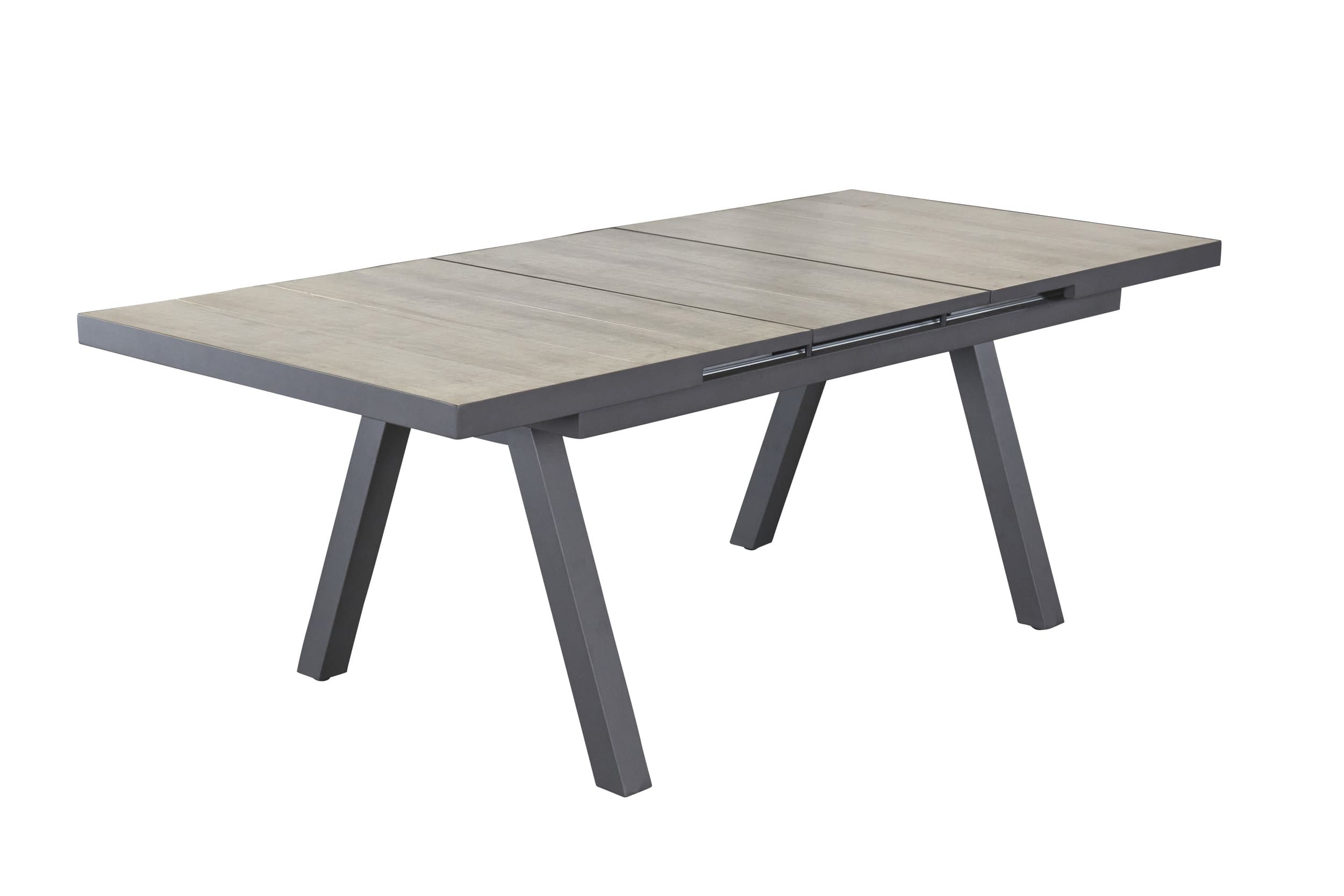 LC Garden »Komido« Dining Ausziehtisch Stativ-Gestell braun 160/210x100x75cm Gartentisch