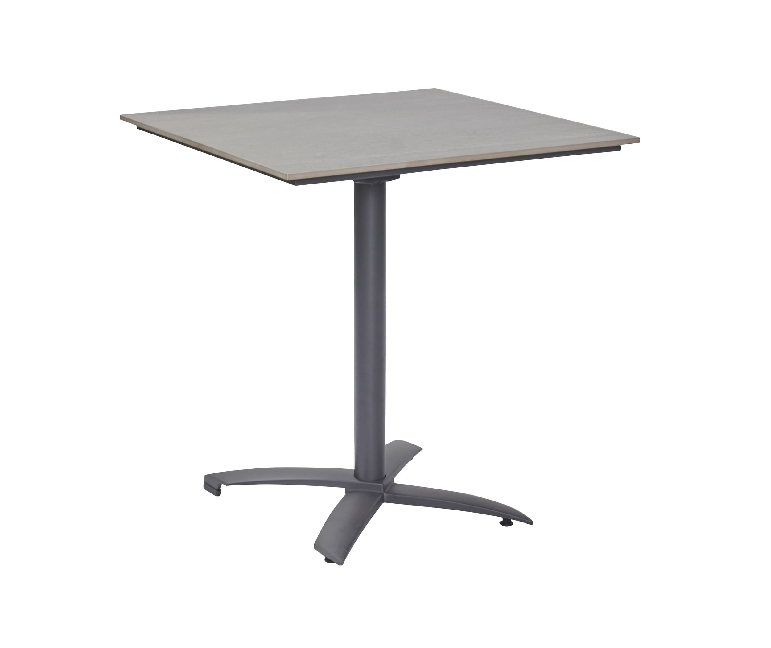 LC Garden »Diwo« Balkontisch 70x70cm quadratisch anthrazit Aluminium/sintered stone Gartentisch Klapptisch