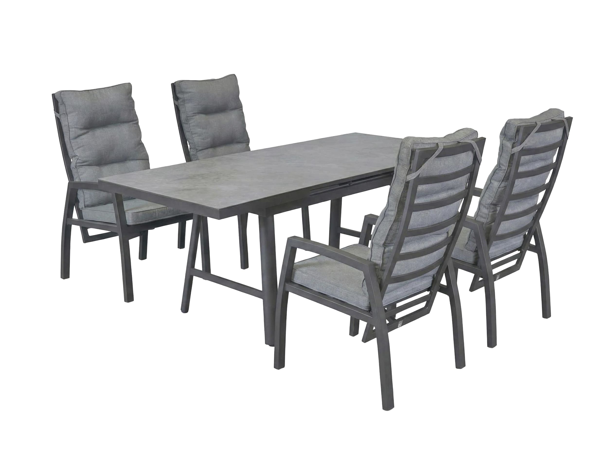 LC Garden »Bondino« Dining Set VII Sitzgruppe Gartenset anthrazit