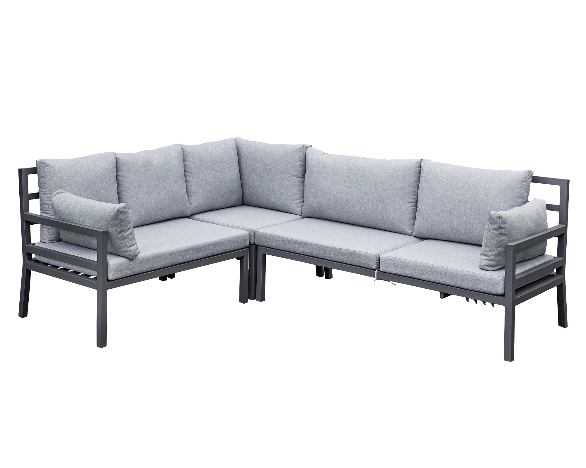 LC Garden Loungeset »Bern« Gartensitzgruppe Loungeset Aluminium Sitzecke Sitzgruppe anthrazit