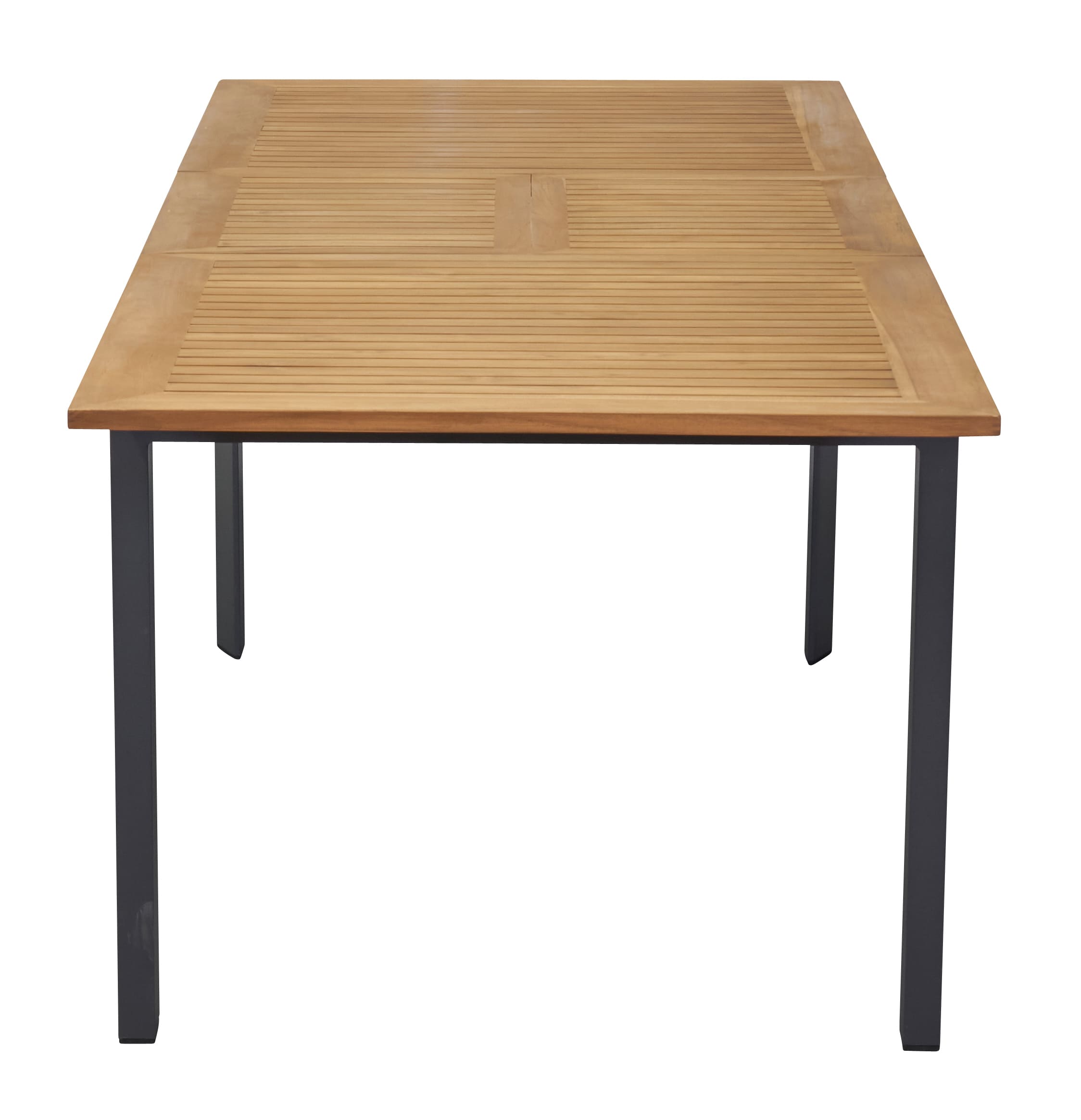 LC Garden »Unicamo« Ausziehtisch anthrazit/Teak 180/240cm Gartentisch Terrassentisch