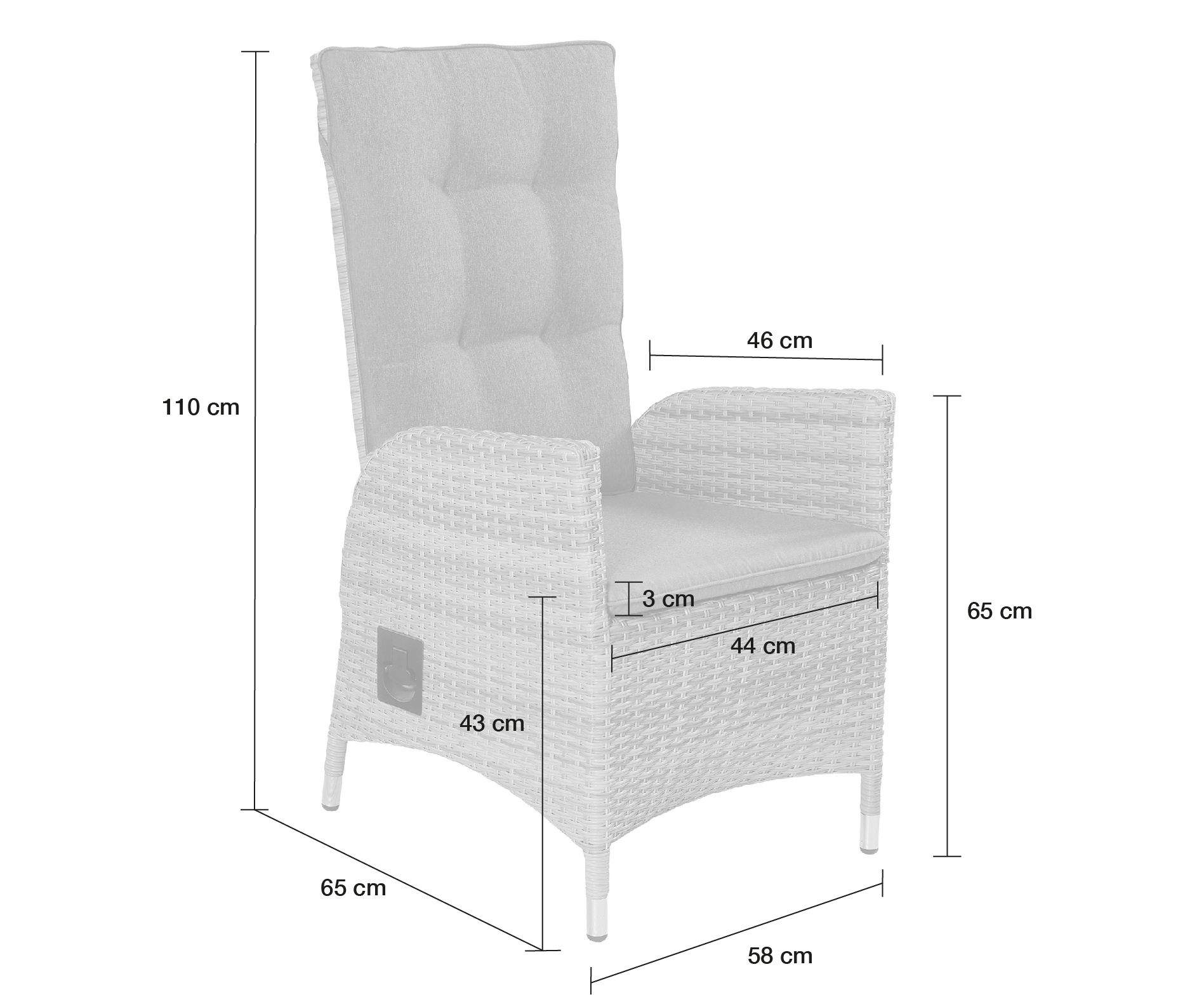 LC Garden »Roma« grau-mix Dining Set II 200cm Esstisch Sitzgruppe Gartenset (Barcelona Geflecht)