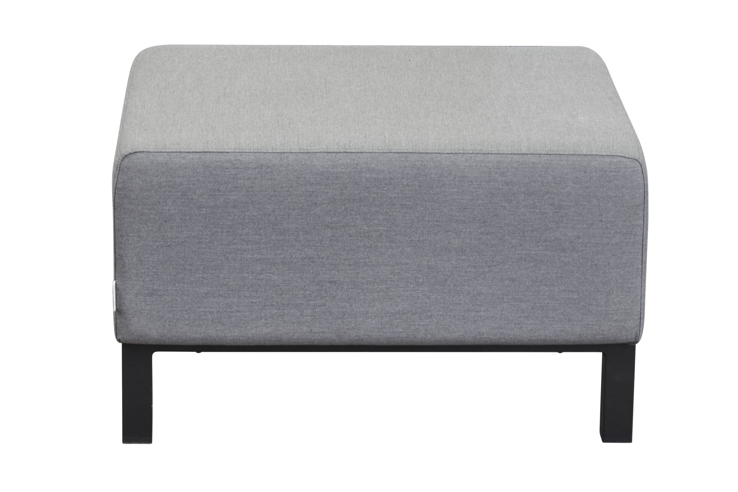 »Sunrino« Lounge-Set flanelle 3-tlg. Gartenlounge Sofa inkl. Beistelltisch Sunbrella®-Bezug