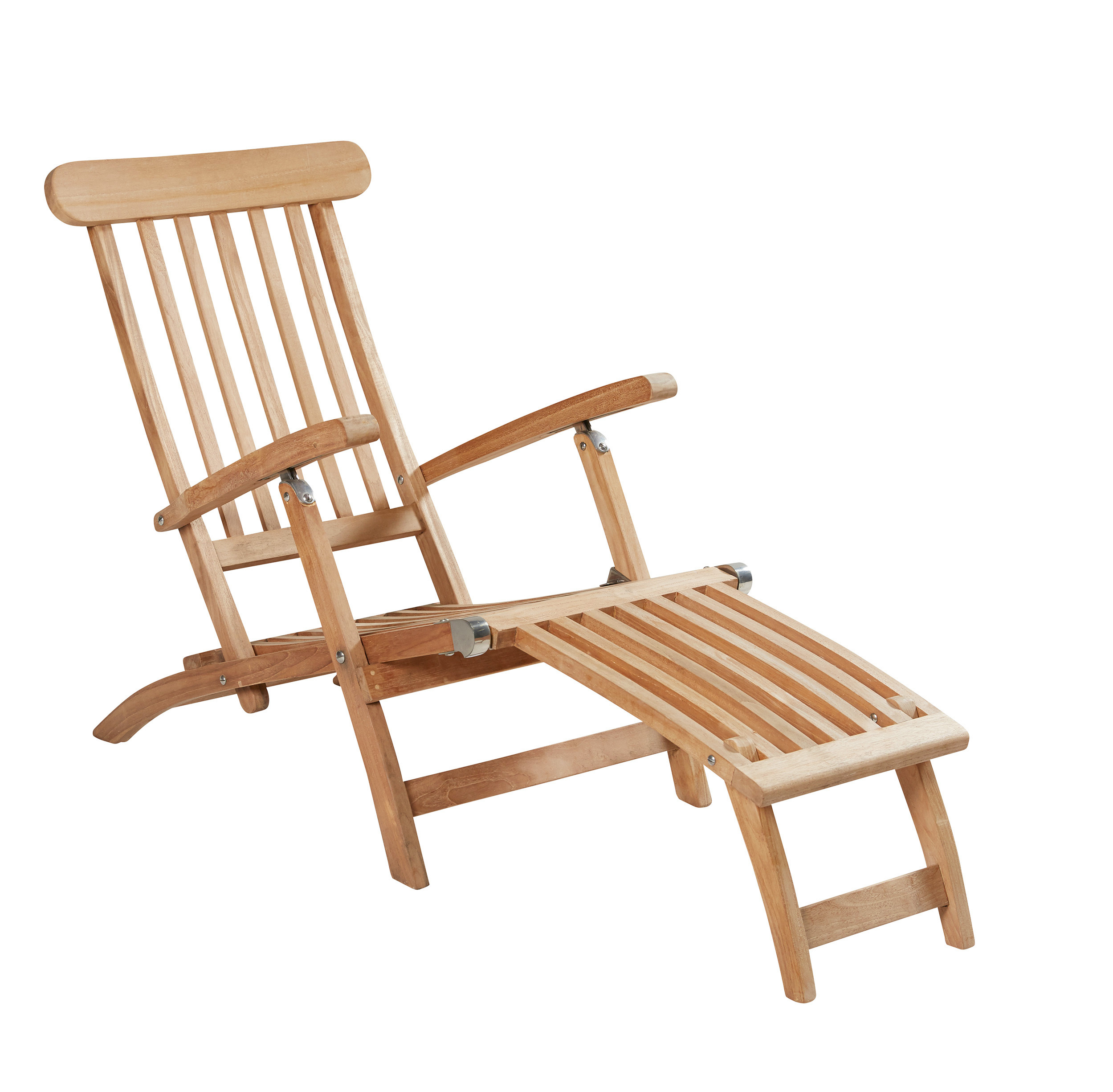 LC Garden »Kampen« Teak Deckchair Gartenliege 160x59x88cm