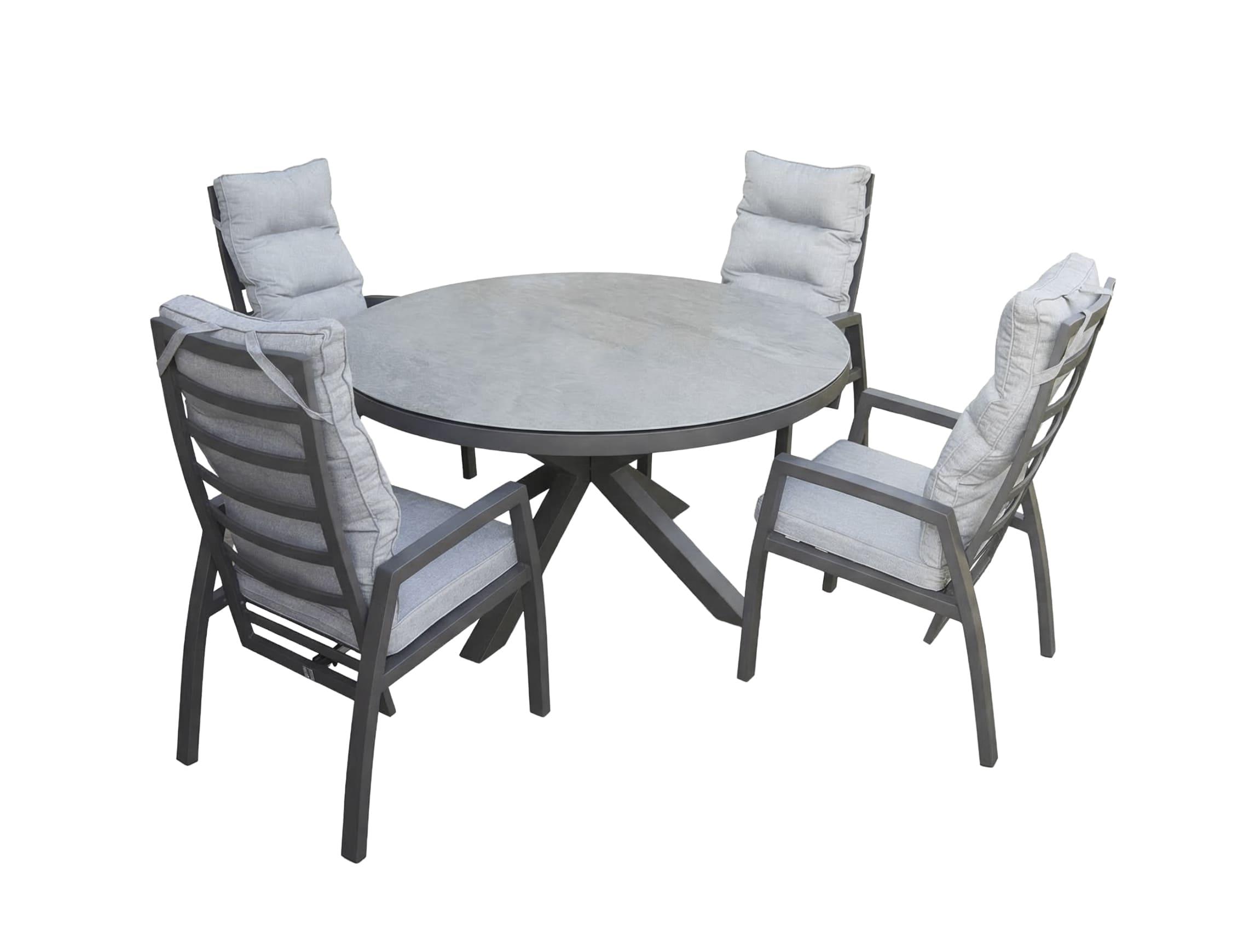 LC Garden »Bondino« Dining Set IX Sitzgruppe Gartenset anthrazit