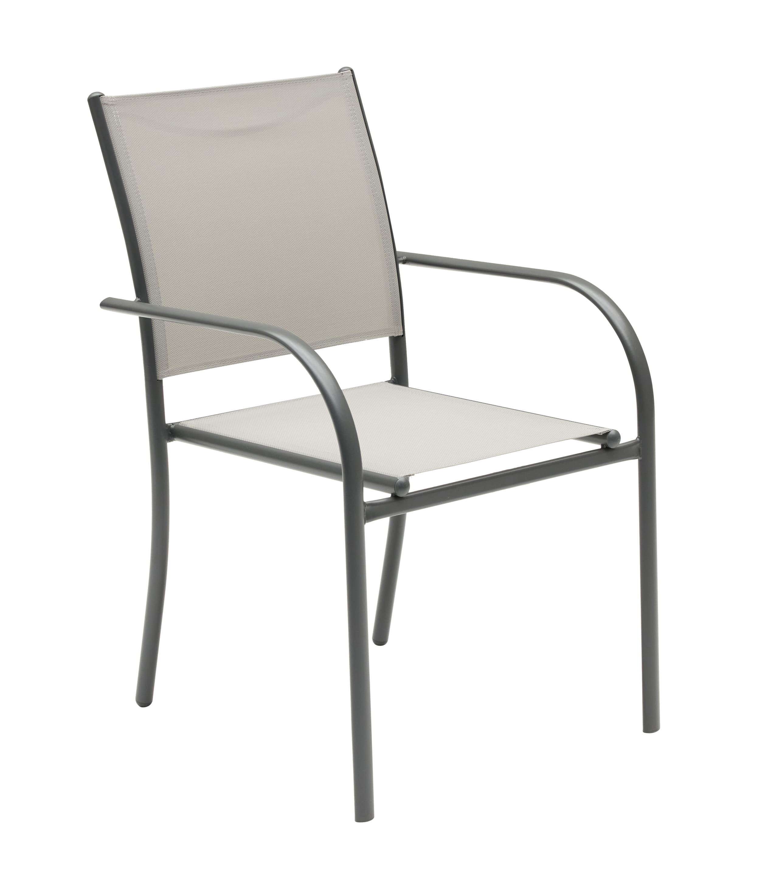 LC Garden »Campino« Gartenstuhl Beige Stapelstuhl Bistrostuhl Textilen