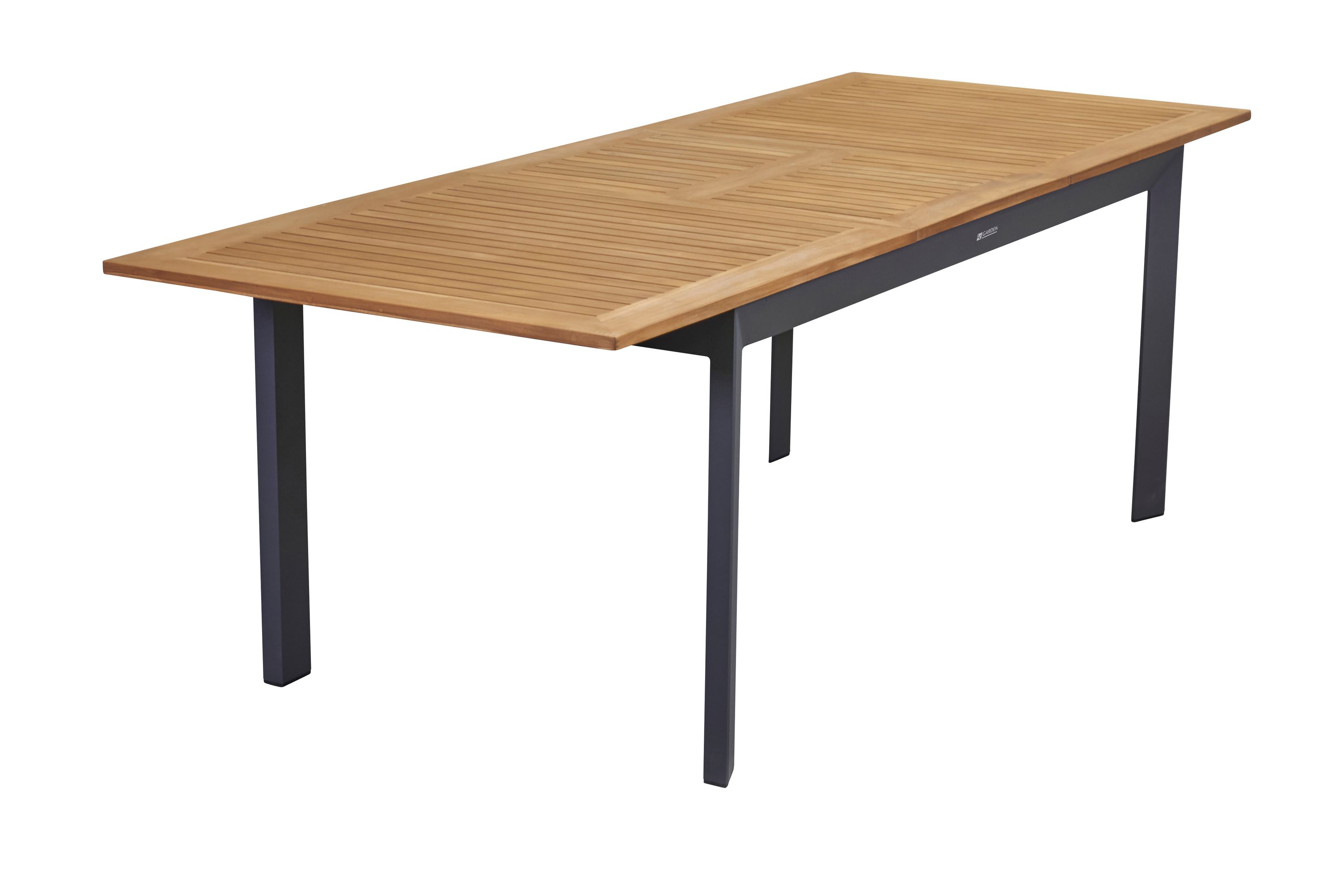LC Garden »Unicamo« Ausziehtisch anthrazit/Teak 180/240cm Gartentisch Terrassentisch