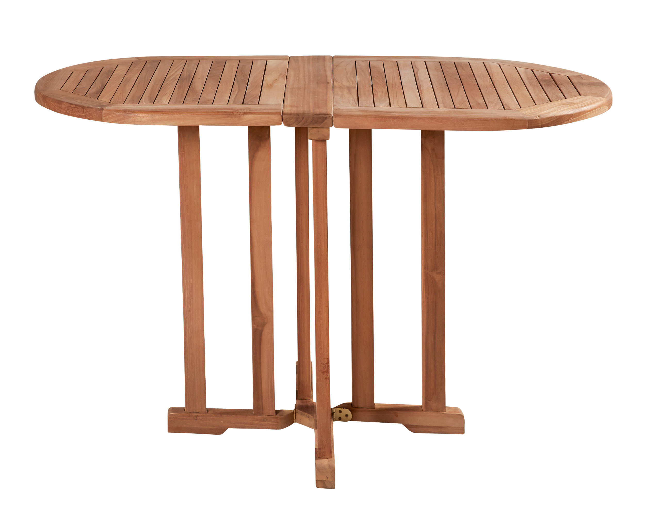 LC Garden »Riva« Teak Klapptisch oval 60/120x60x75cm einklappbar