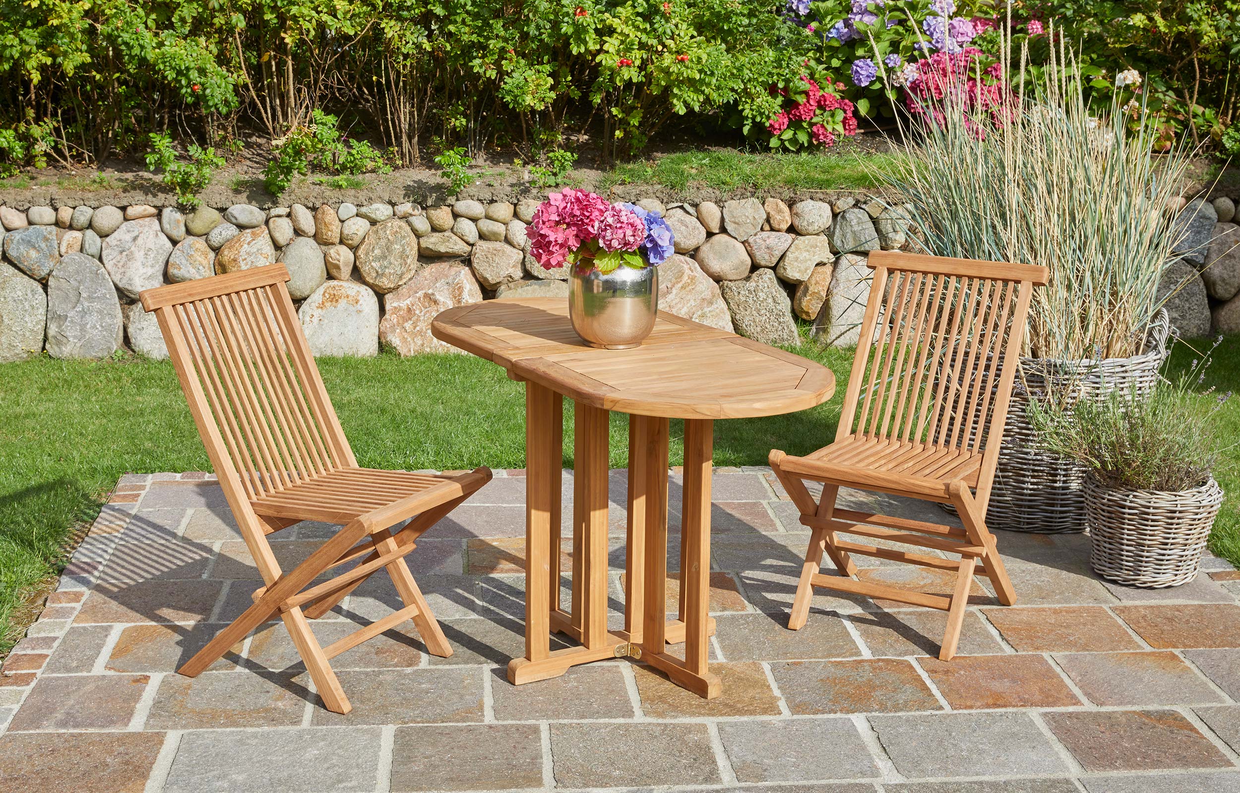 LC Garden »Riva« Teak Balkon Set