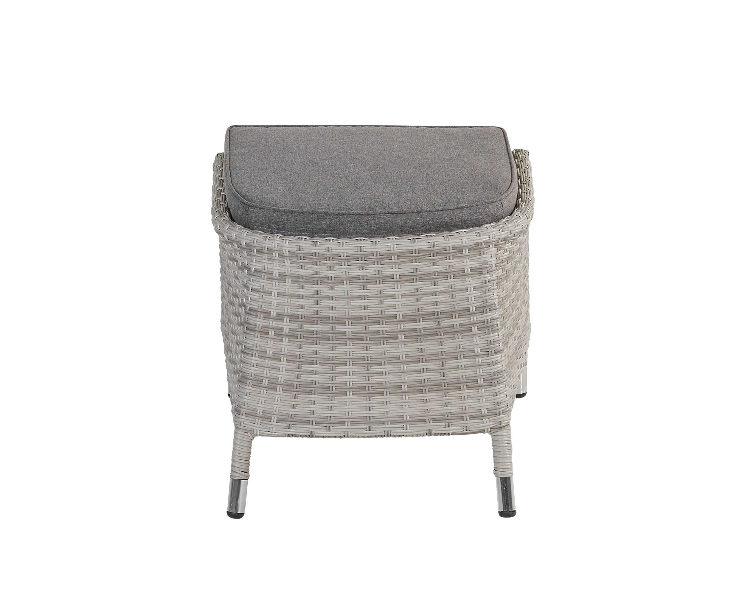 2x LC Garden »Roma« Positionsstuhl mit Hocker inkl. Polster natur