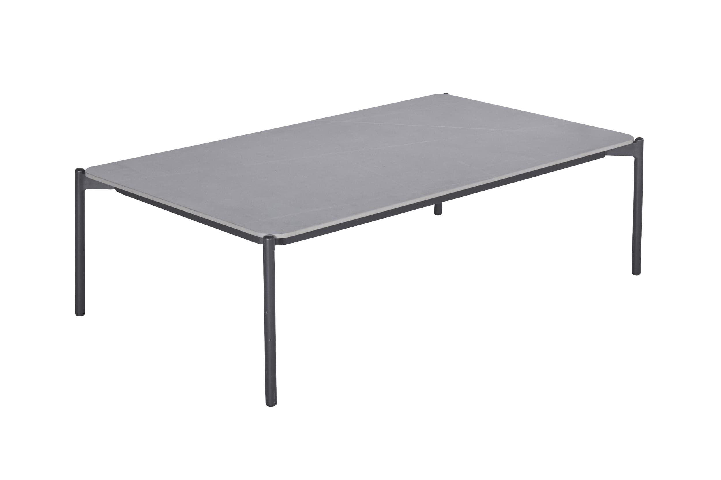 LC Garden »Bari« Loungetisch 120x70 grau Aluminium/sintered stone Gartentisch