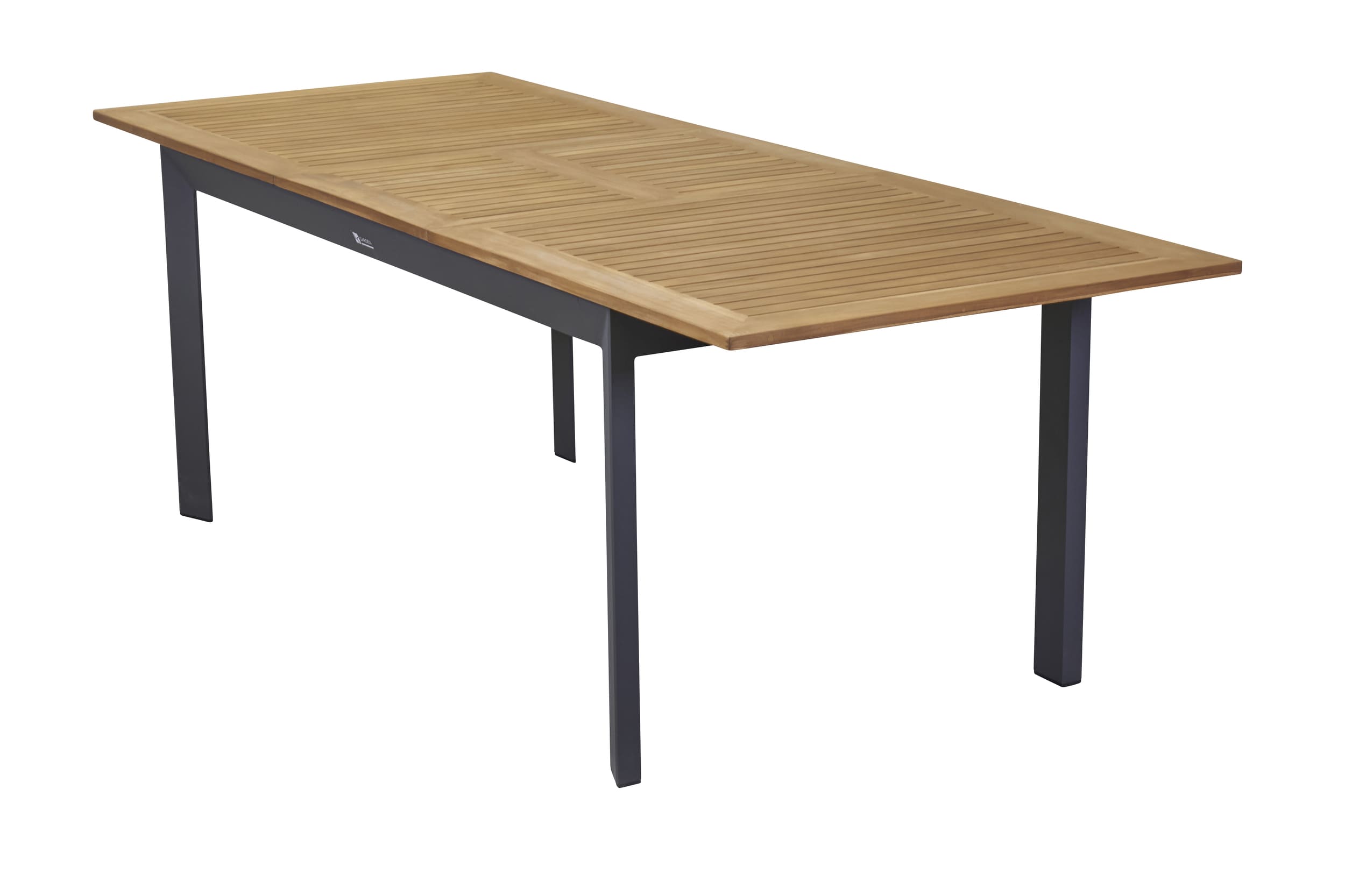 LC Garden »Unicamo« Ausziehtisch anthrazit/Teak 180/240cm Gartentisch Terrassentisch
