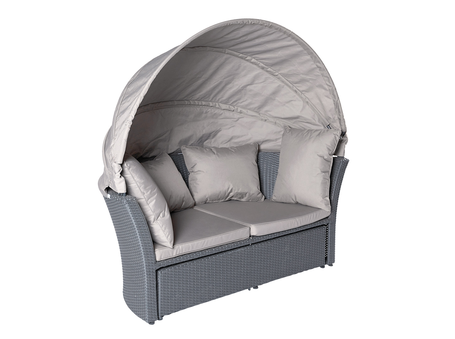 LC Garden »Miami« Living Sonneninsel grau-mix Strandkorb Liegewiese Lounge