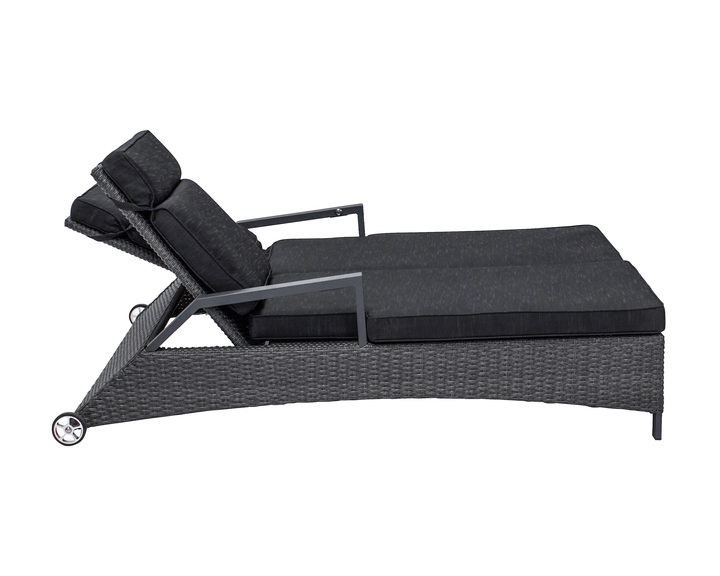 LC Garden »Keramo« Living Doppelliege Gartenliege grau-mix