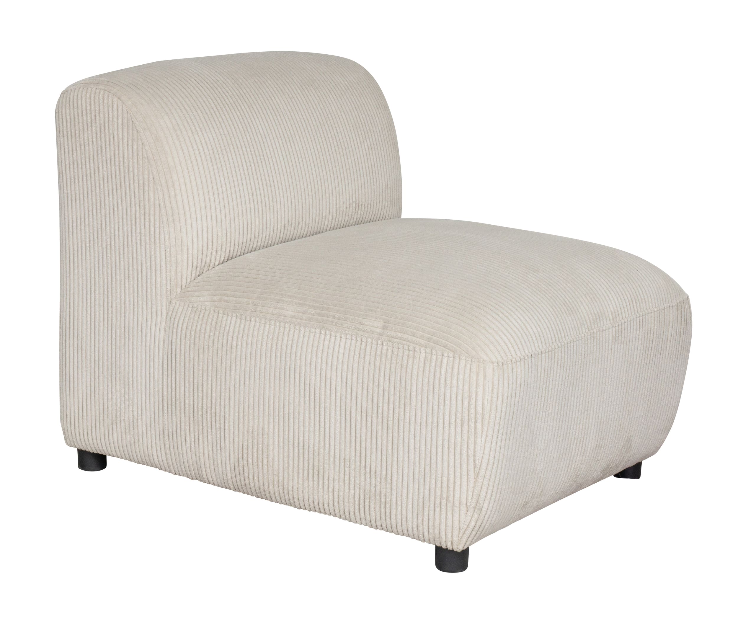 LC Home Sessel »Rantum« Cord Beige Loungesessel Wohnzimmersessel