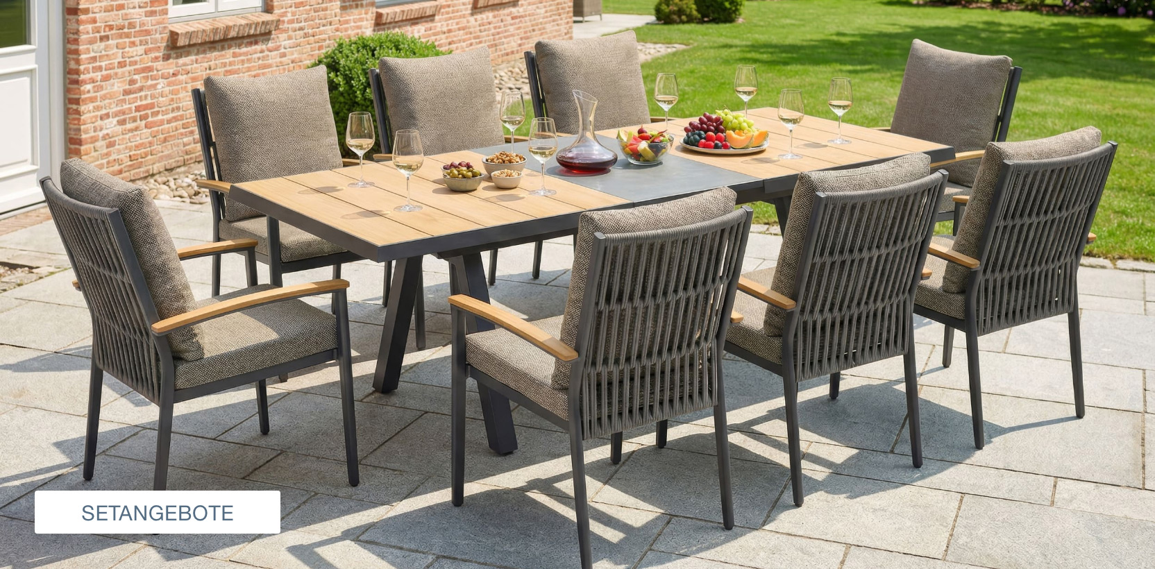 Gartenmöbel: Dining und Living Sets für Ihren Garten