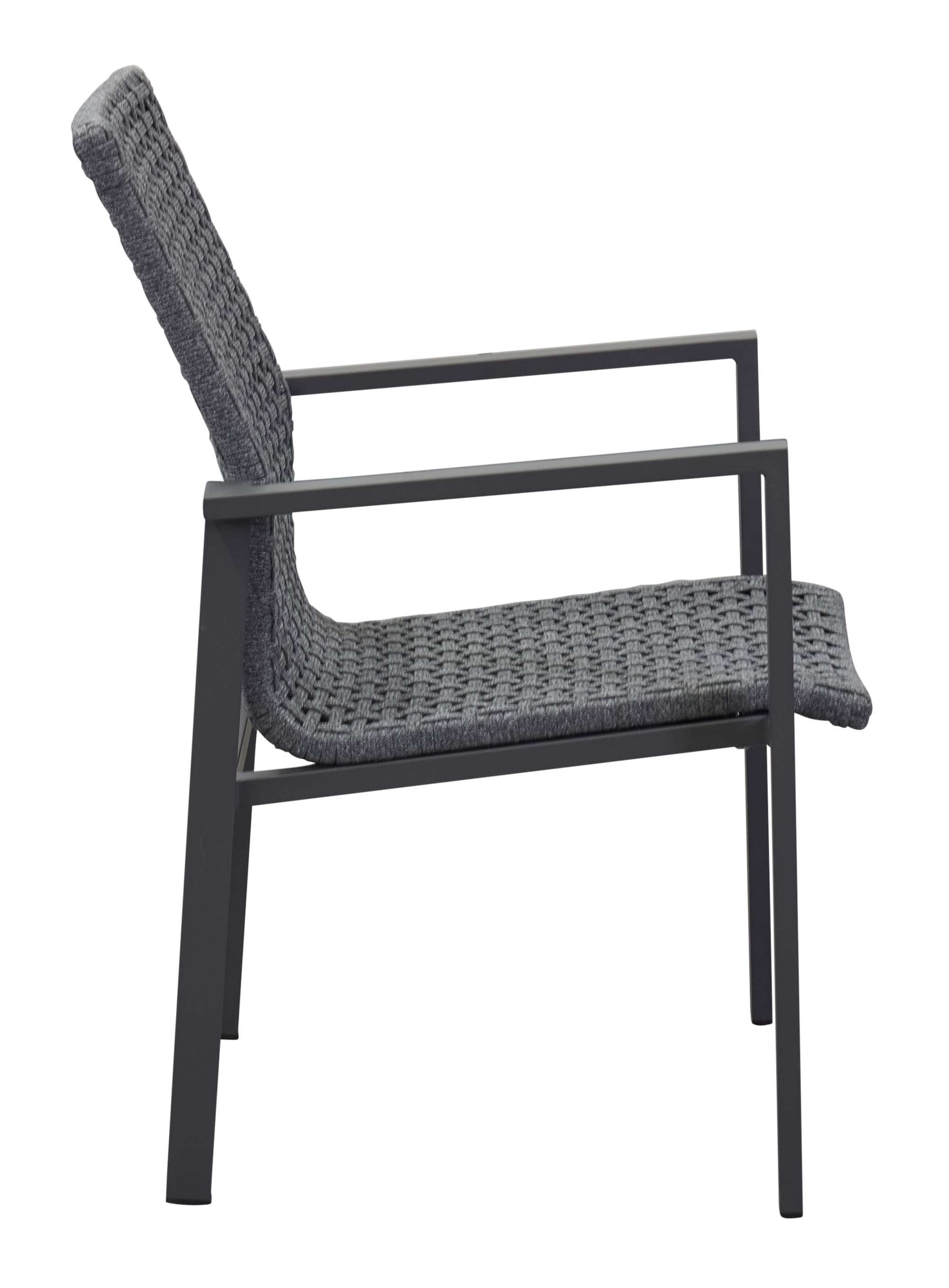 LC Garden »Unicamo Sunrope« Stapelstuhl Rope anthrazit Gartenstuhl