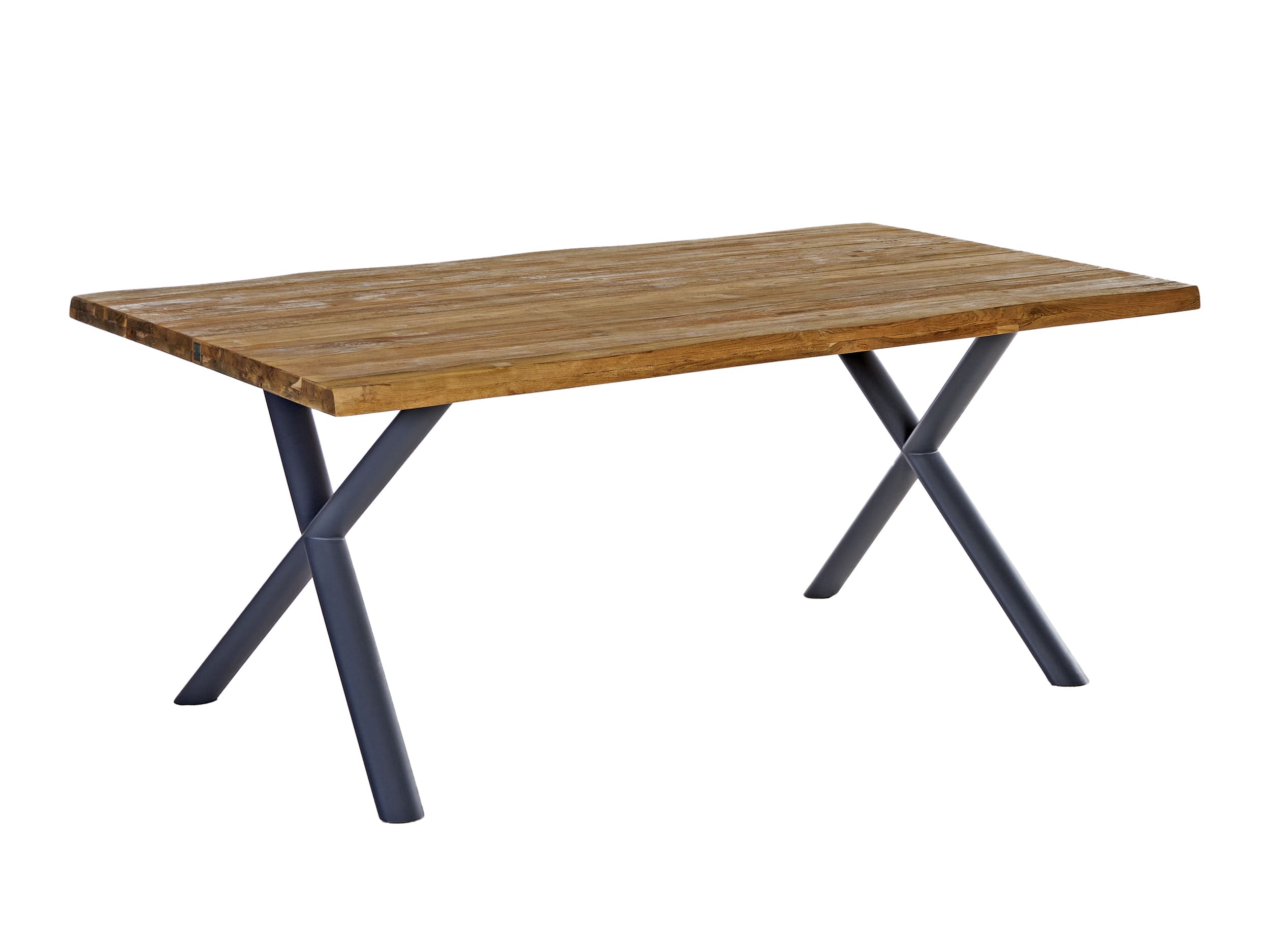 LC Garden »Keramo« Teak Dining Set III 200cm Teaktisch Sitzgruppe Gartenset natur-grau