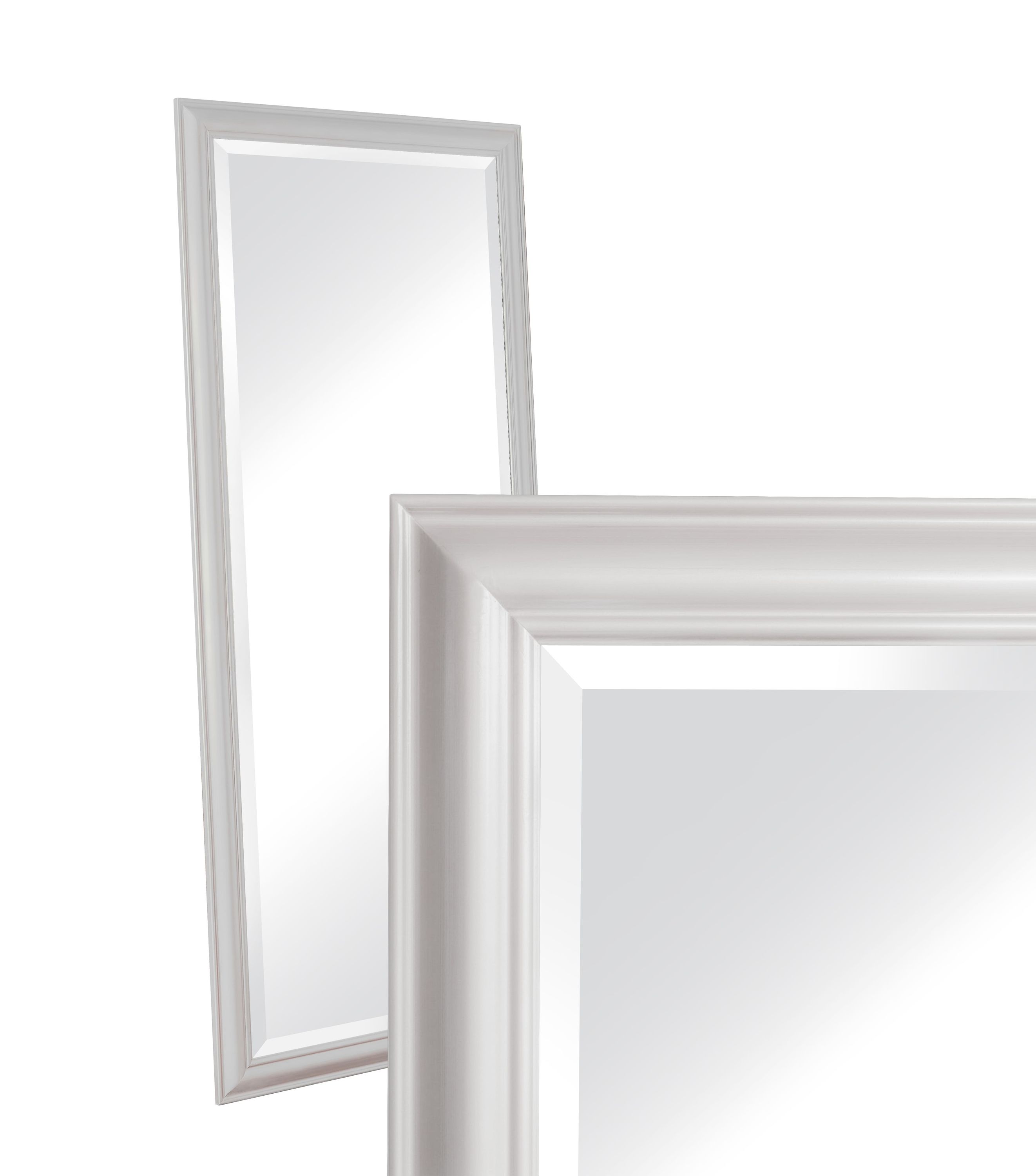 LC Home Wandspiegel Spiegel »Schlicht« weiß 180 x 80 cm Landhaus-Stil XL Ganzkörperspiegel