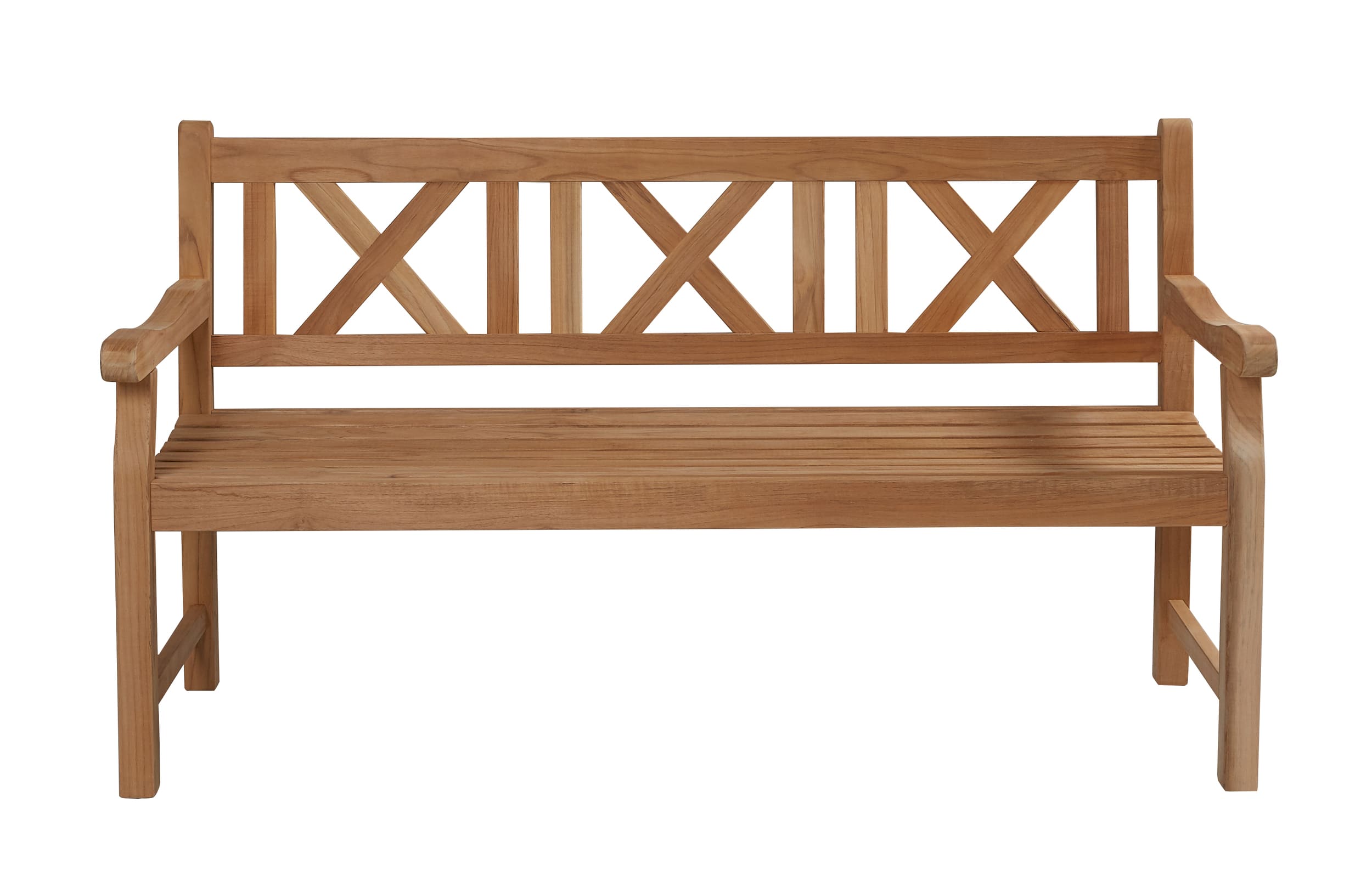 LC Garden »Gala« Teakholz Gartenbank 160x66x90cm Holzbank Sitzbank