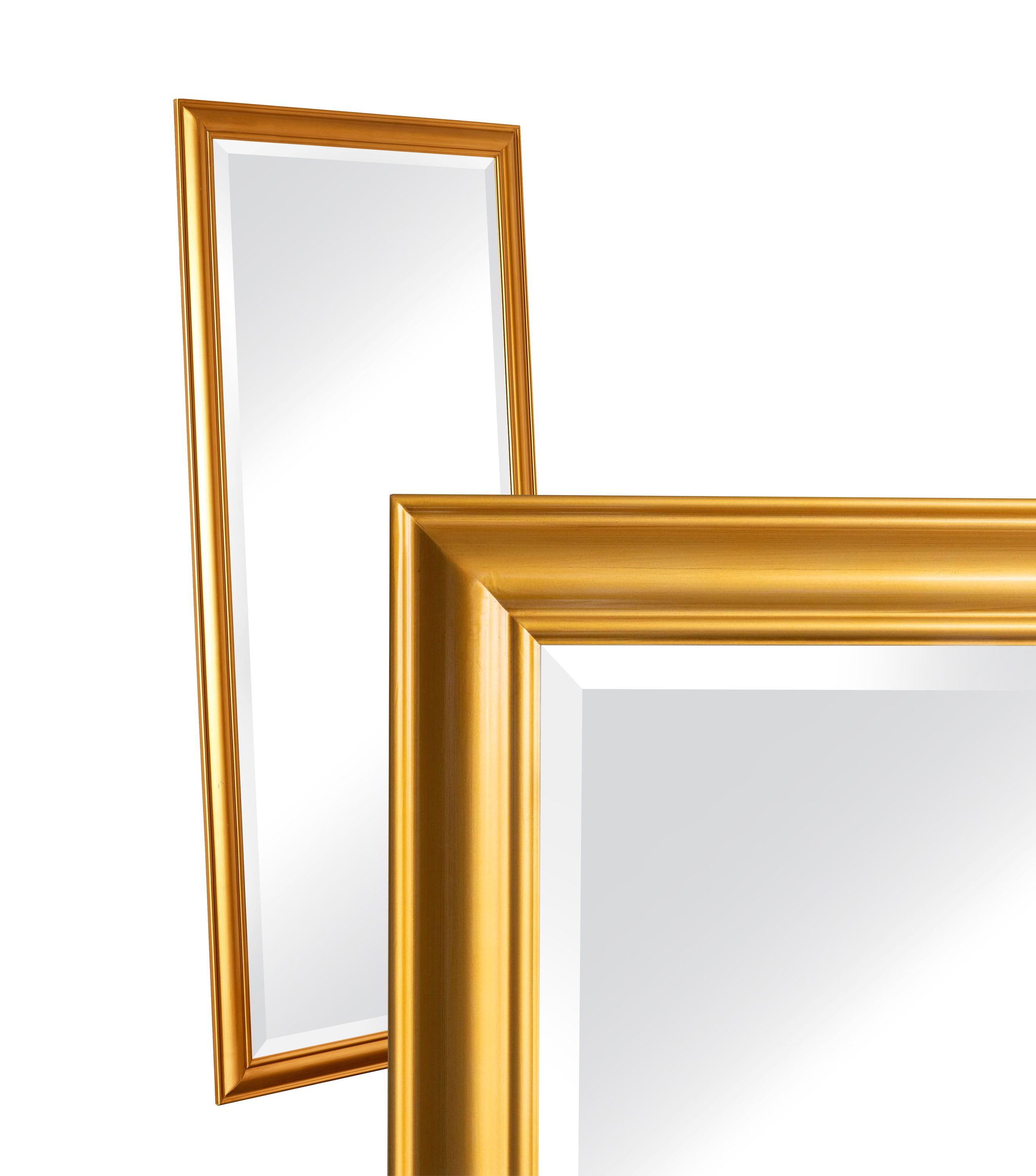 LC Home Wandspiegel Spiegel »Schlicht« gold 180 x 80 cm Landhaus-Stil XL Ganzkörperspiegel