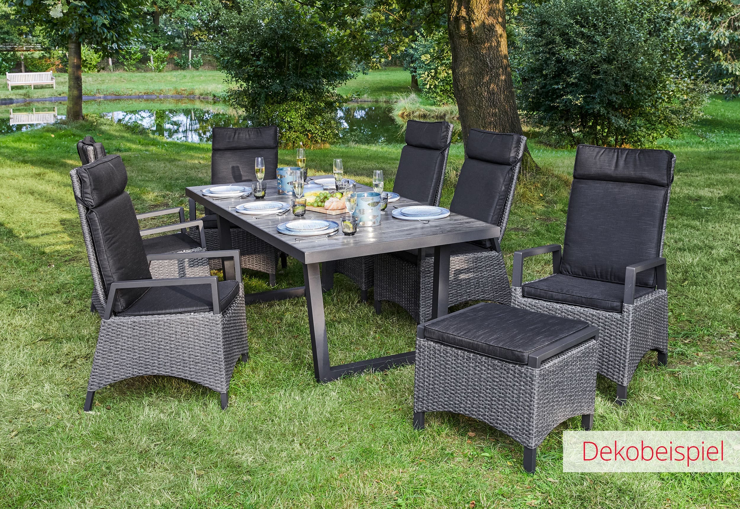 LC Garden Keramo Dining Set Szene
