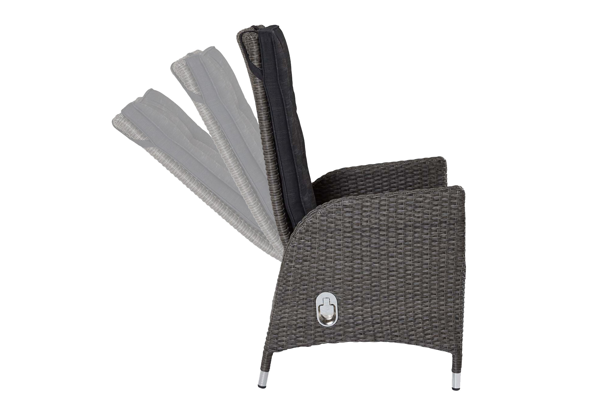 LC Garden Positionsstuhl Turin - 6-fach Verstellbarer Gartensessel