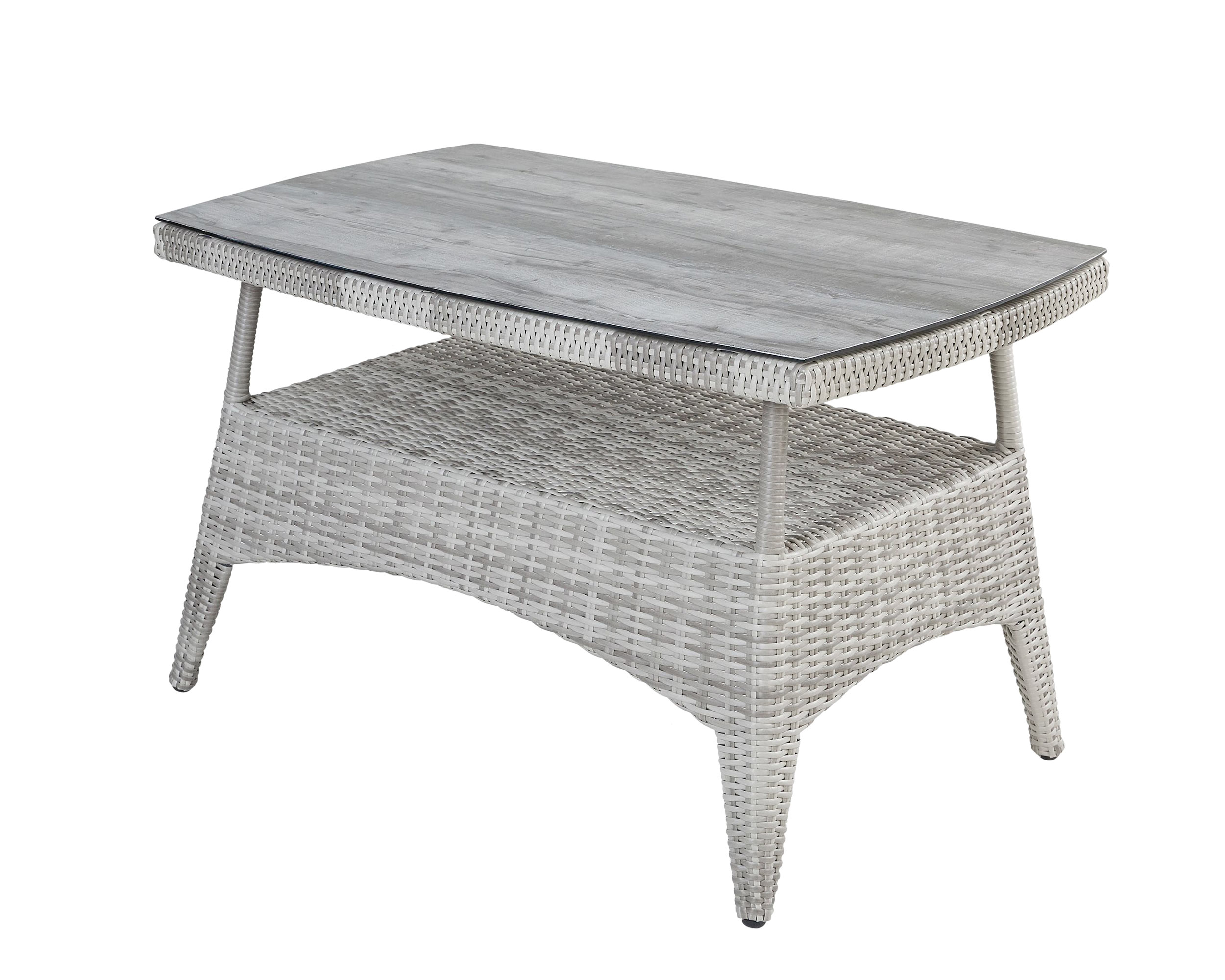 LC Garden »Nizza« Living Loungetisch Couchtisch weiß-grau