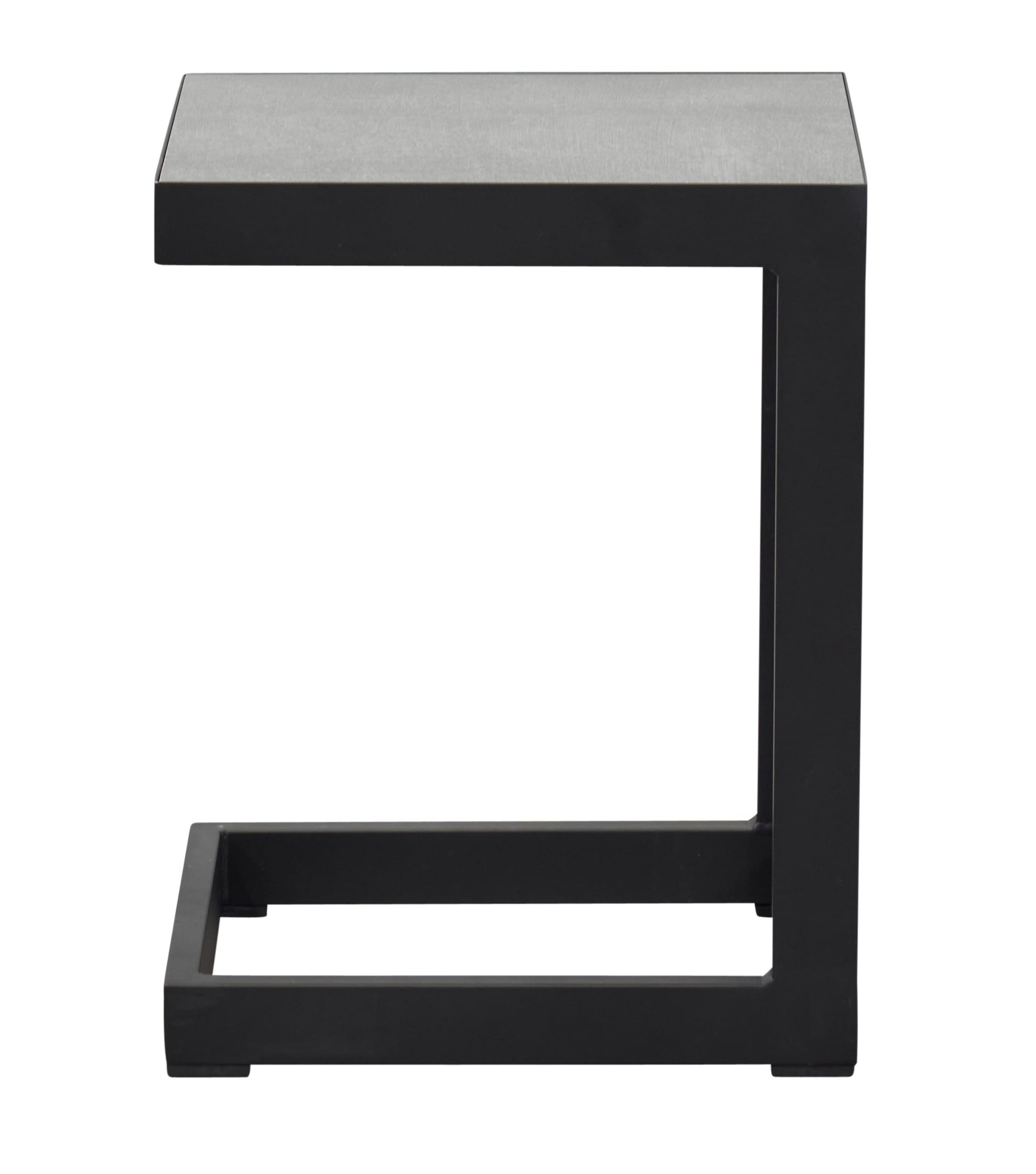 LC Garden »Sondrino« Living Keramik Beistelltisch C-Gestell schwarz