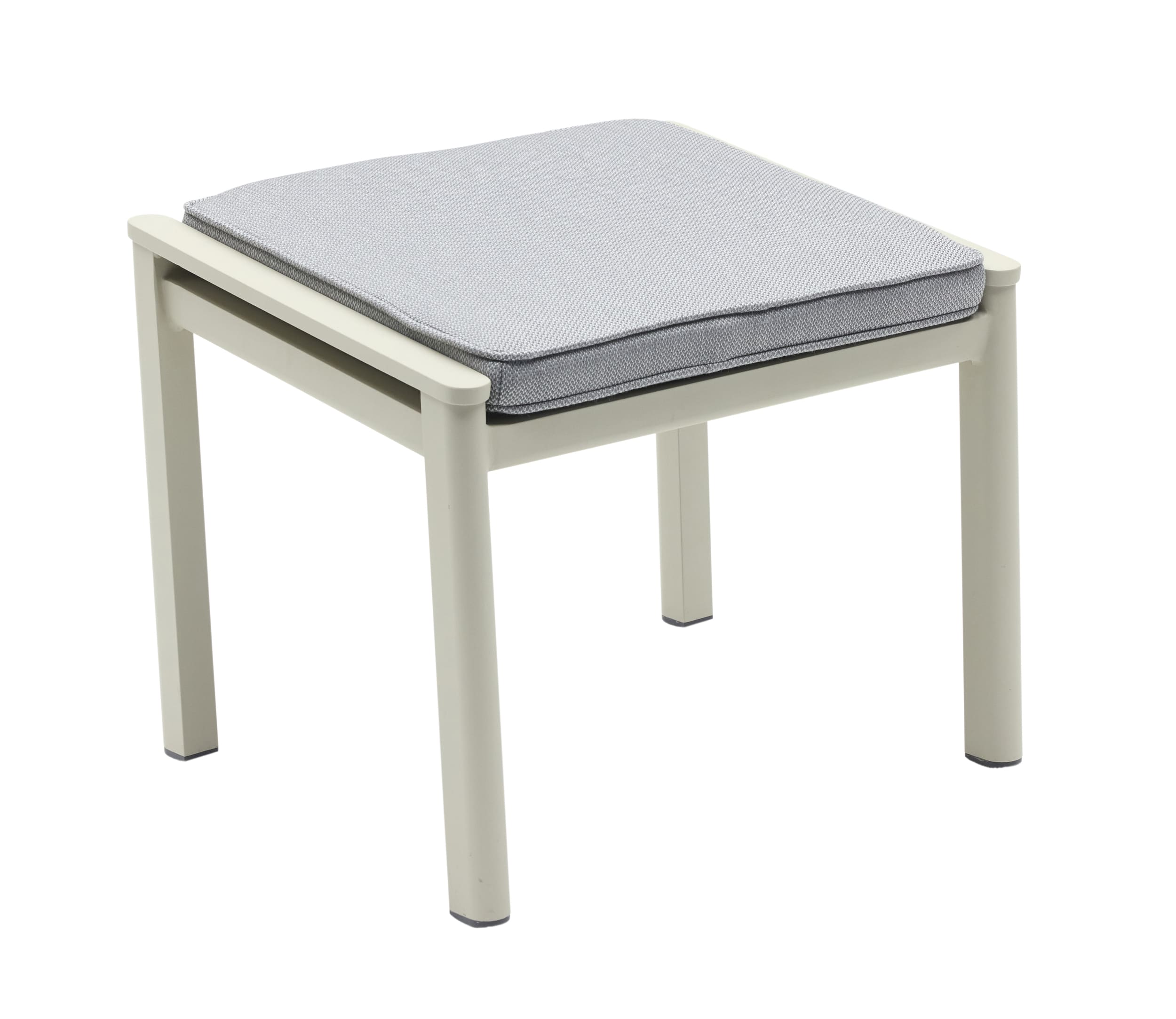 LC Garden »Mira« Hocker/Fußbank eckig Taupe Textilene inkl. Kissen