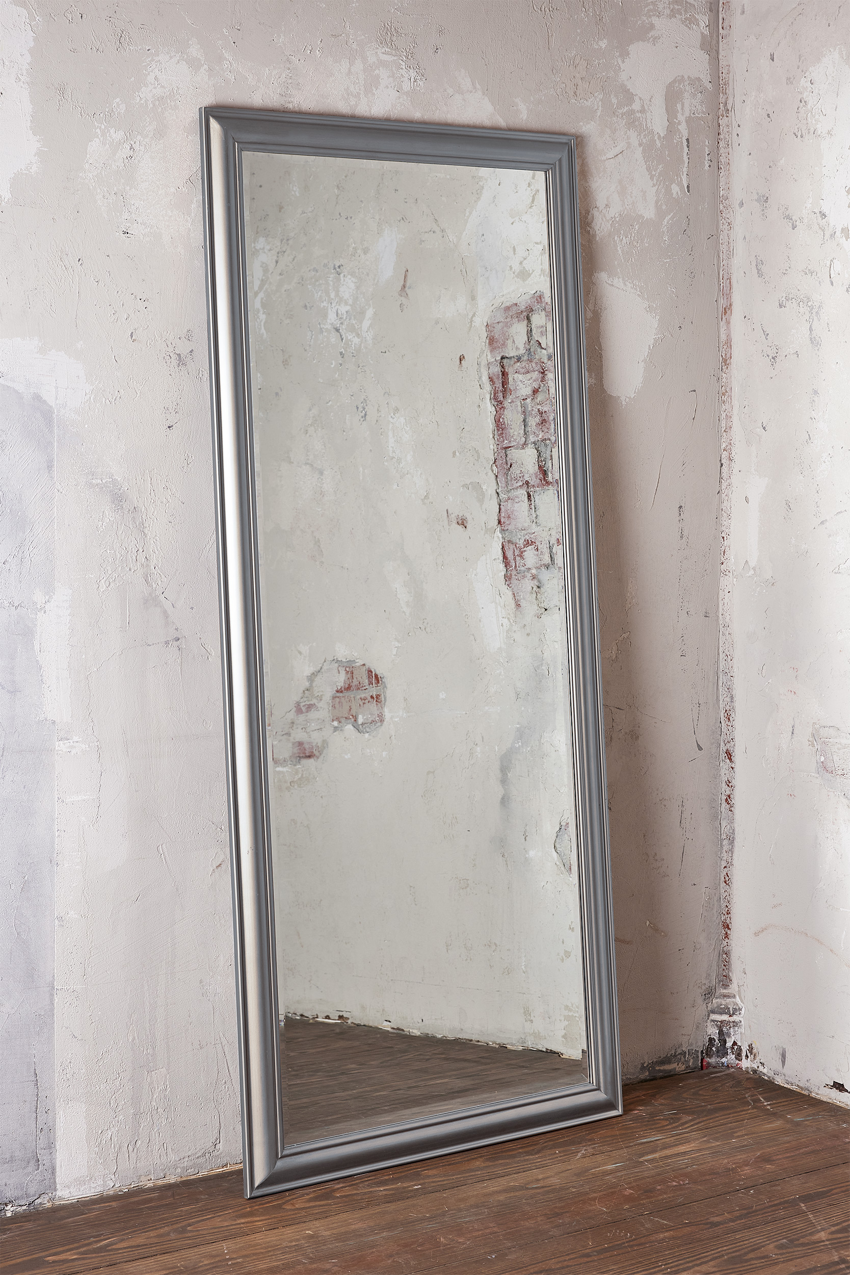 LC Home Wandspiegel Spiegel »Schlicht« Silber ca. 180x80 cm Landhaus-Stil XL Ganzkörperspiegel