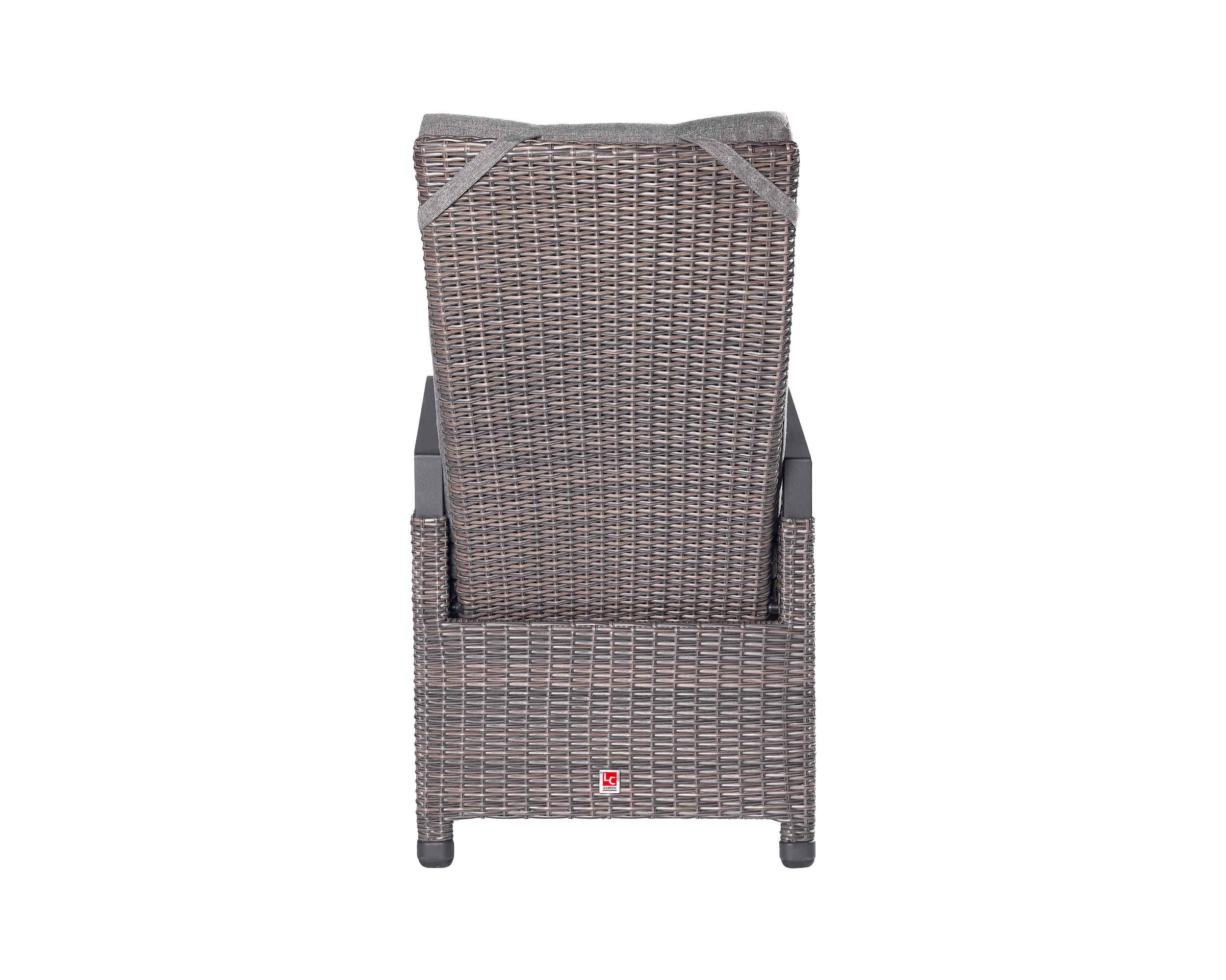 LC Garden »Komido« Dining Set I omega braun Garten Sitzgruppe aus handgeflochtenem Polyrattan inkl. Sitzkissen