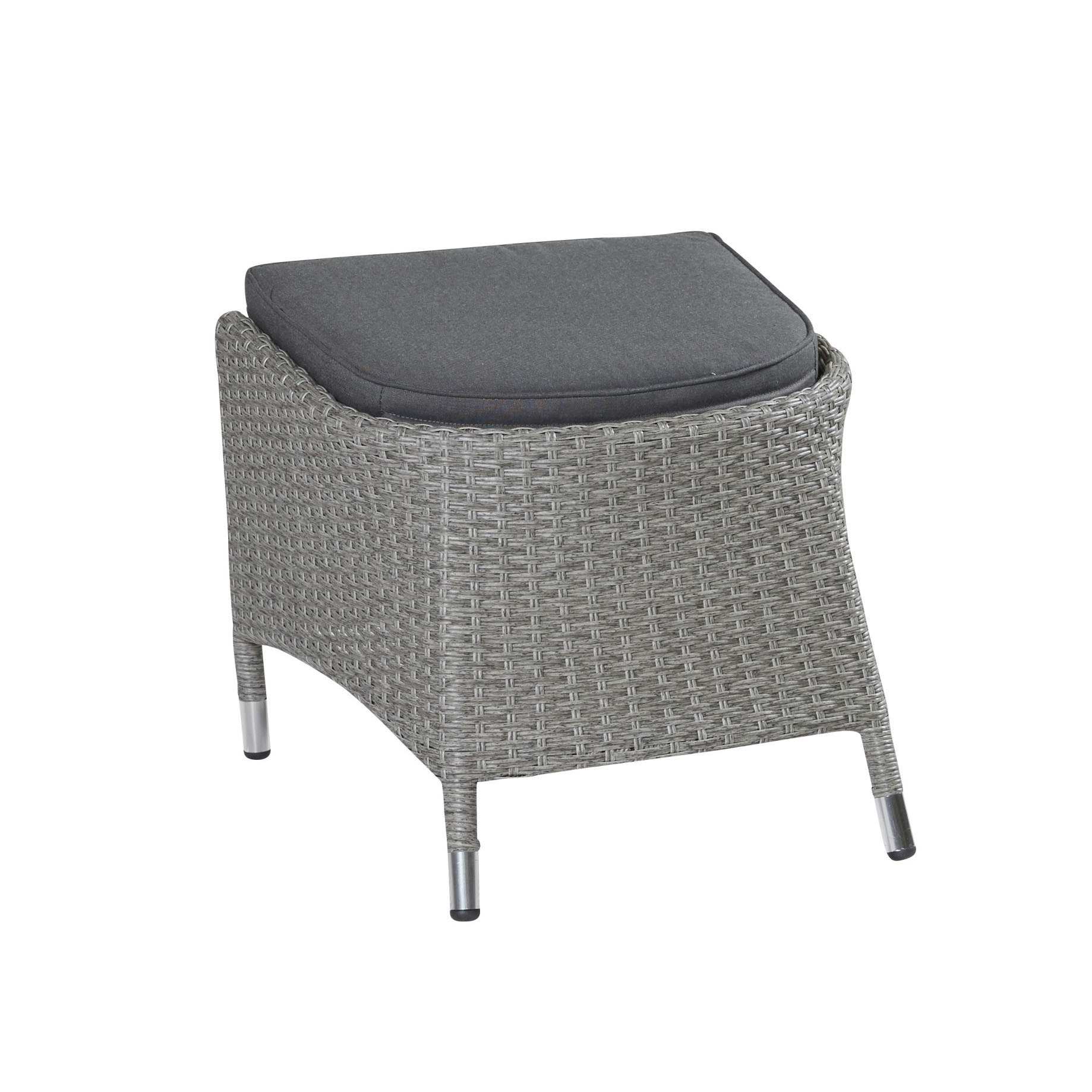 LC Garden »Modesto« Dining Hocker Fußbank grau