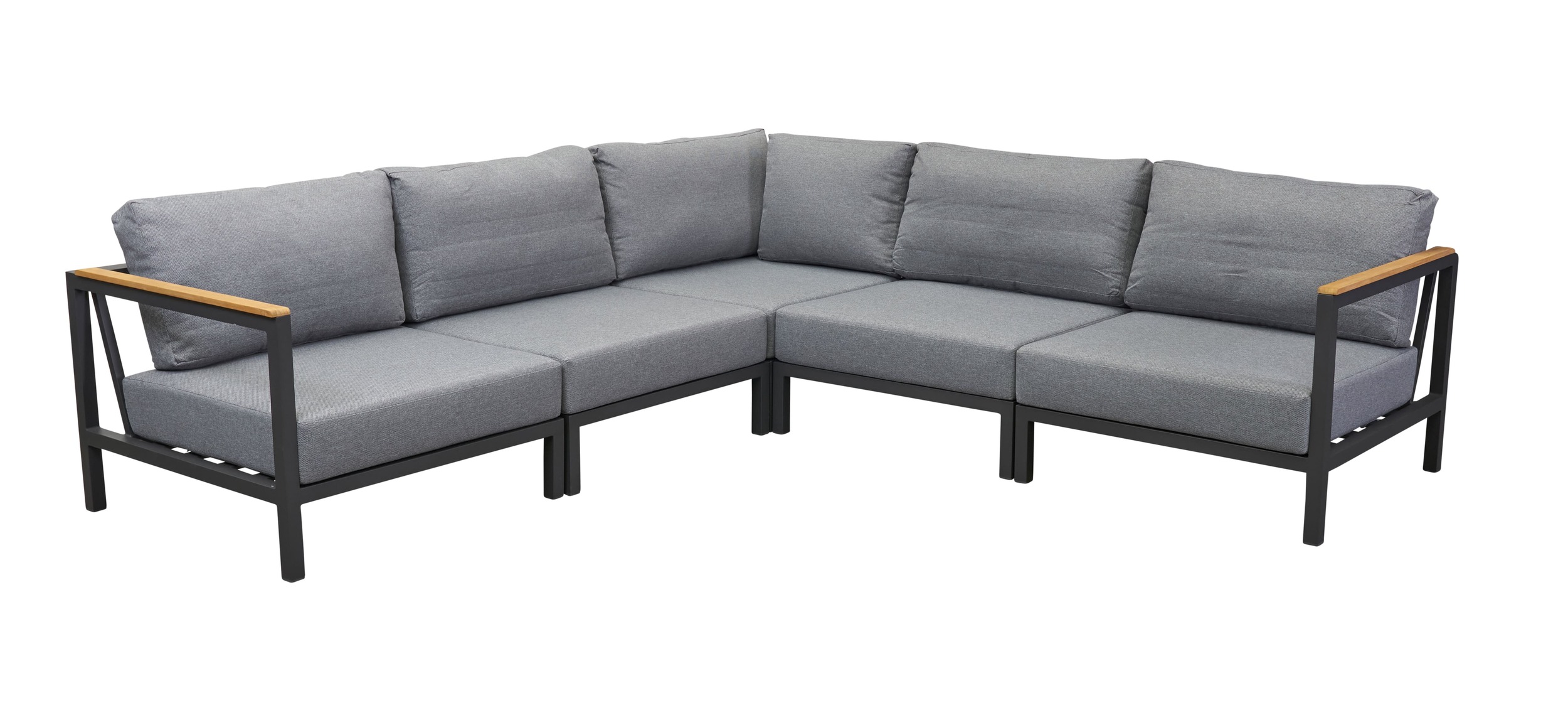LC Garden »Sondrino« Living Lounge Set Sitzgruppe 5tlg. Anthrazit Ecklounge Sitzgarnitur