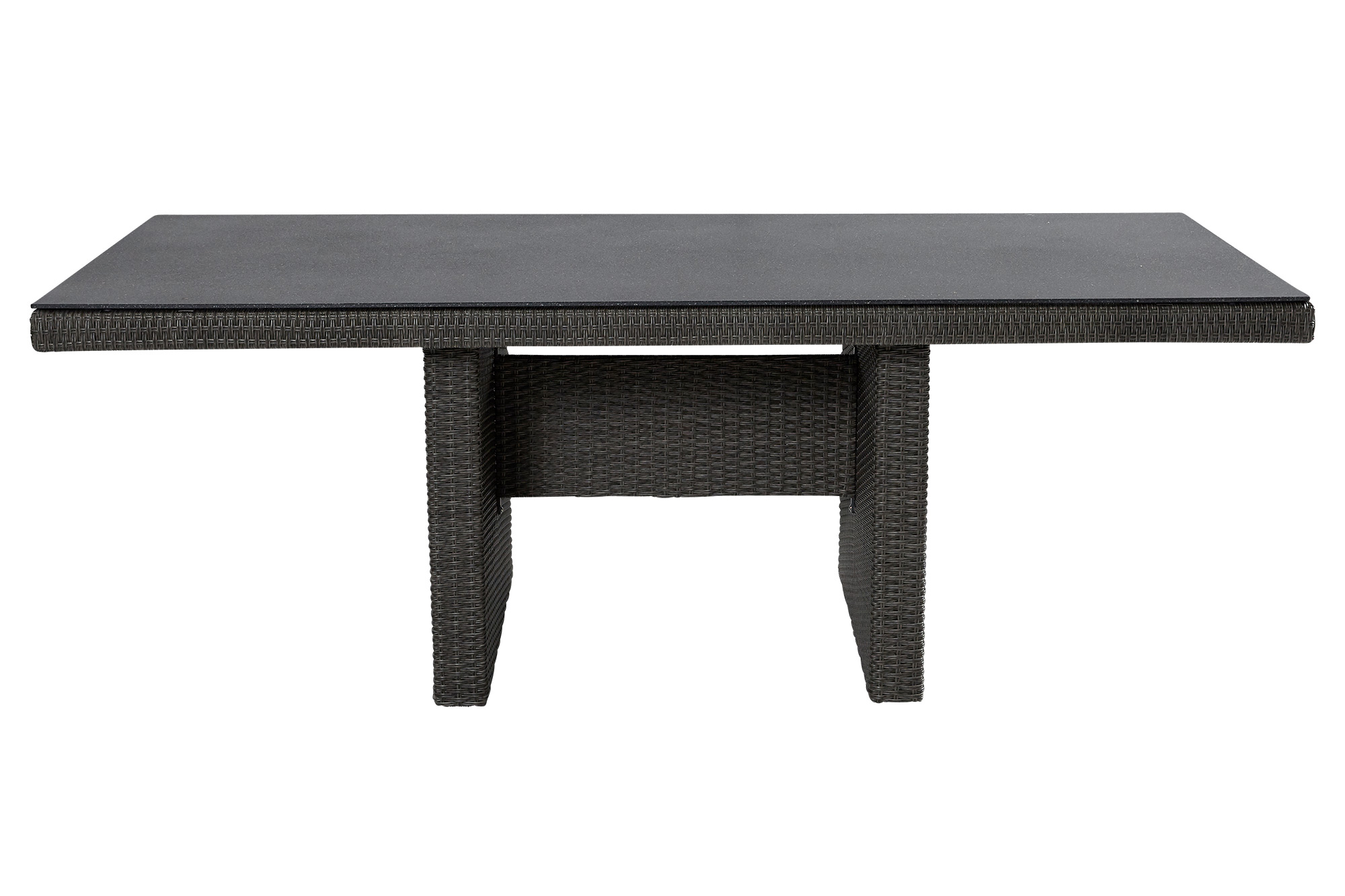 LC Garden »Barcelona« Gartentisch 200x100cm grau-mix Wangentisch Glaskeramik-Tischplatte